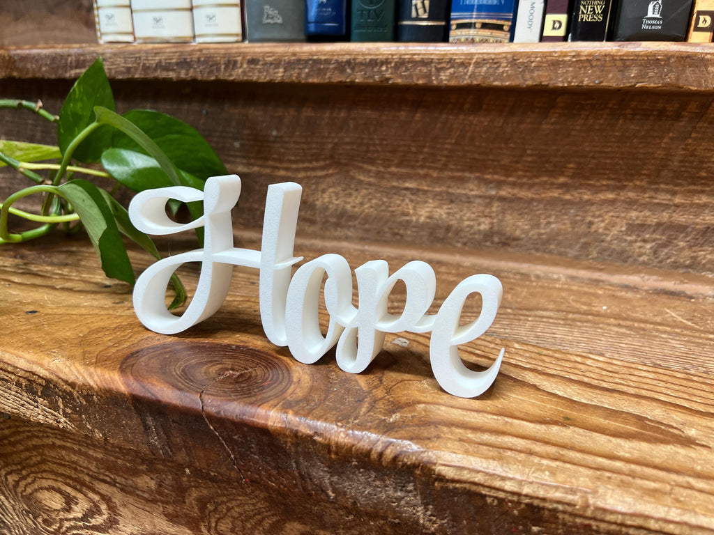 Hope Freestanding Sign Decor | Faith Hope Love Bundle