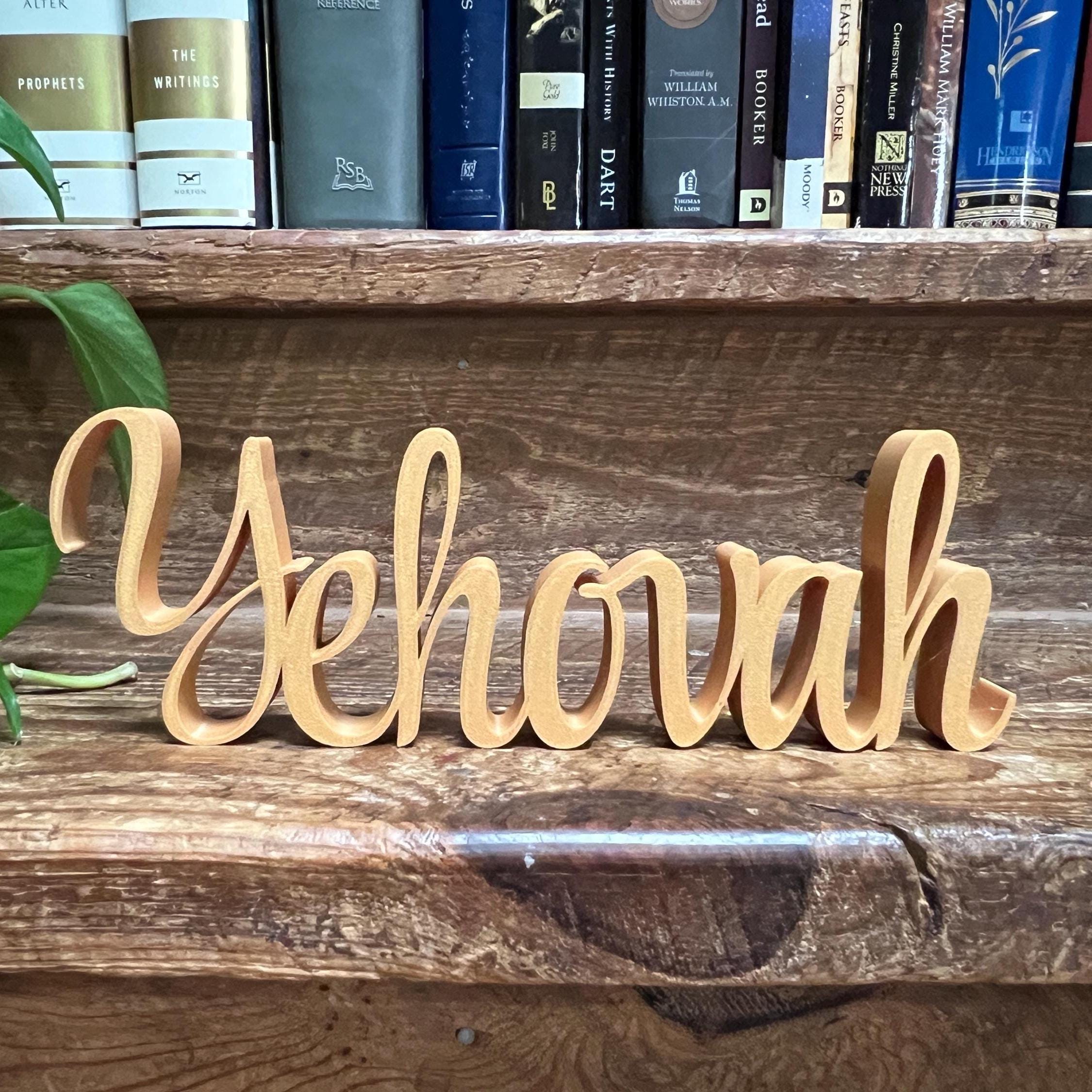 Yehovah Freestanding Sign Decor | Name of YHVH YHWH