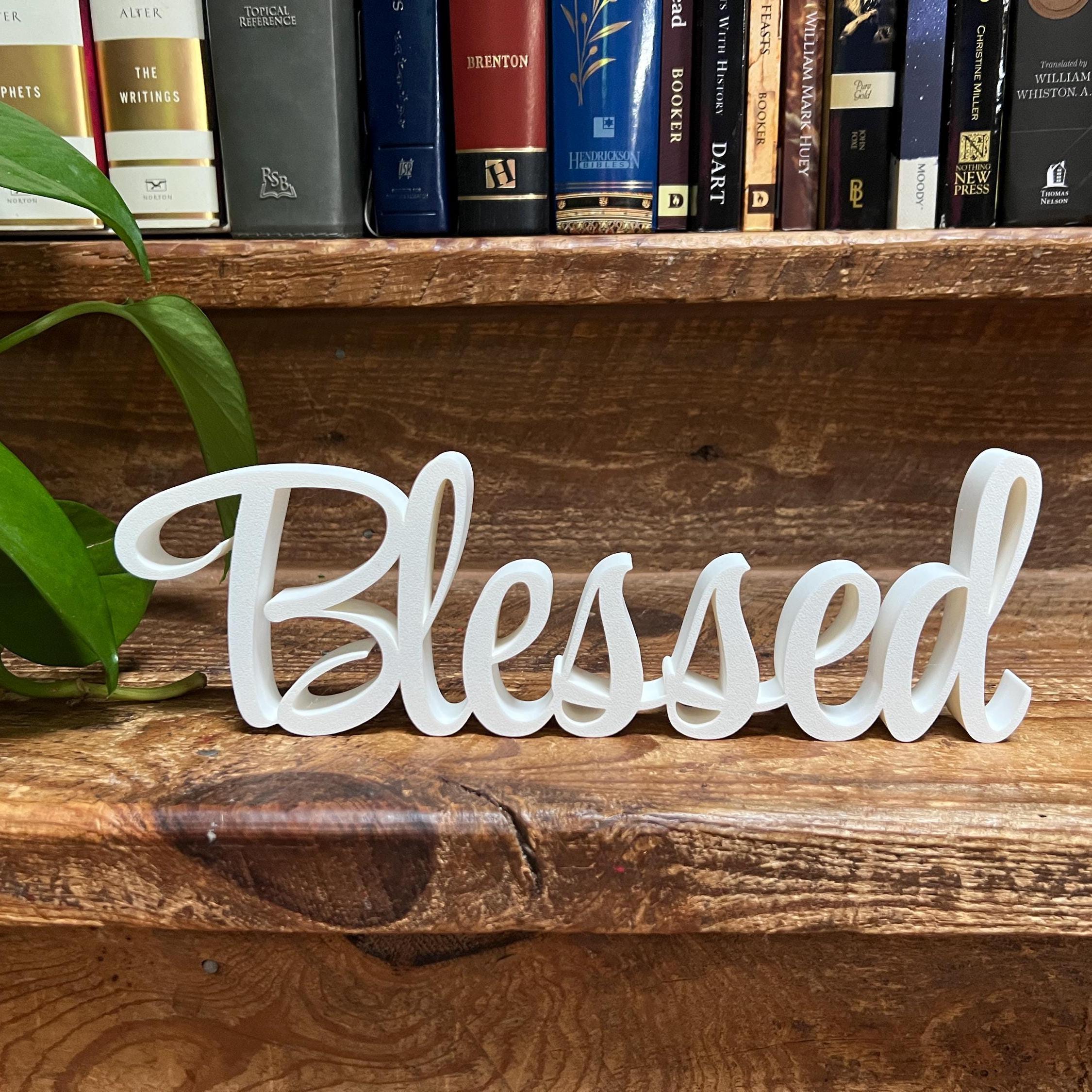 Blessed Freestanding Sign Decor