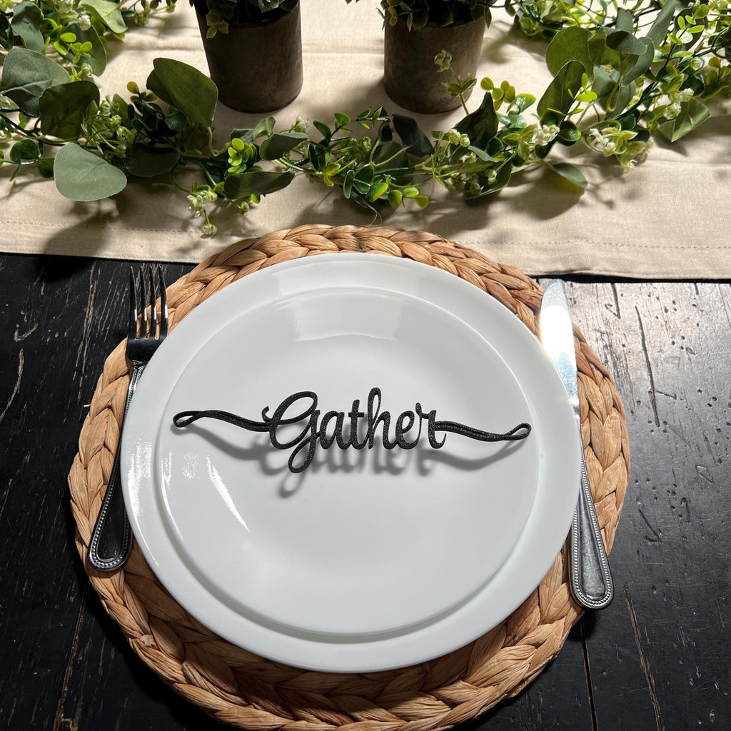 Gather Plate Decor | Gather Table Decor