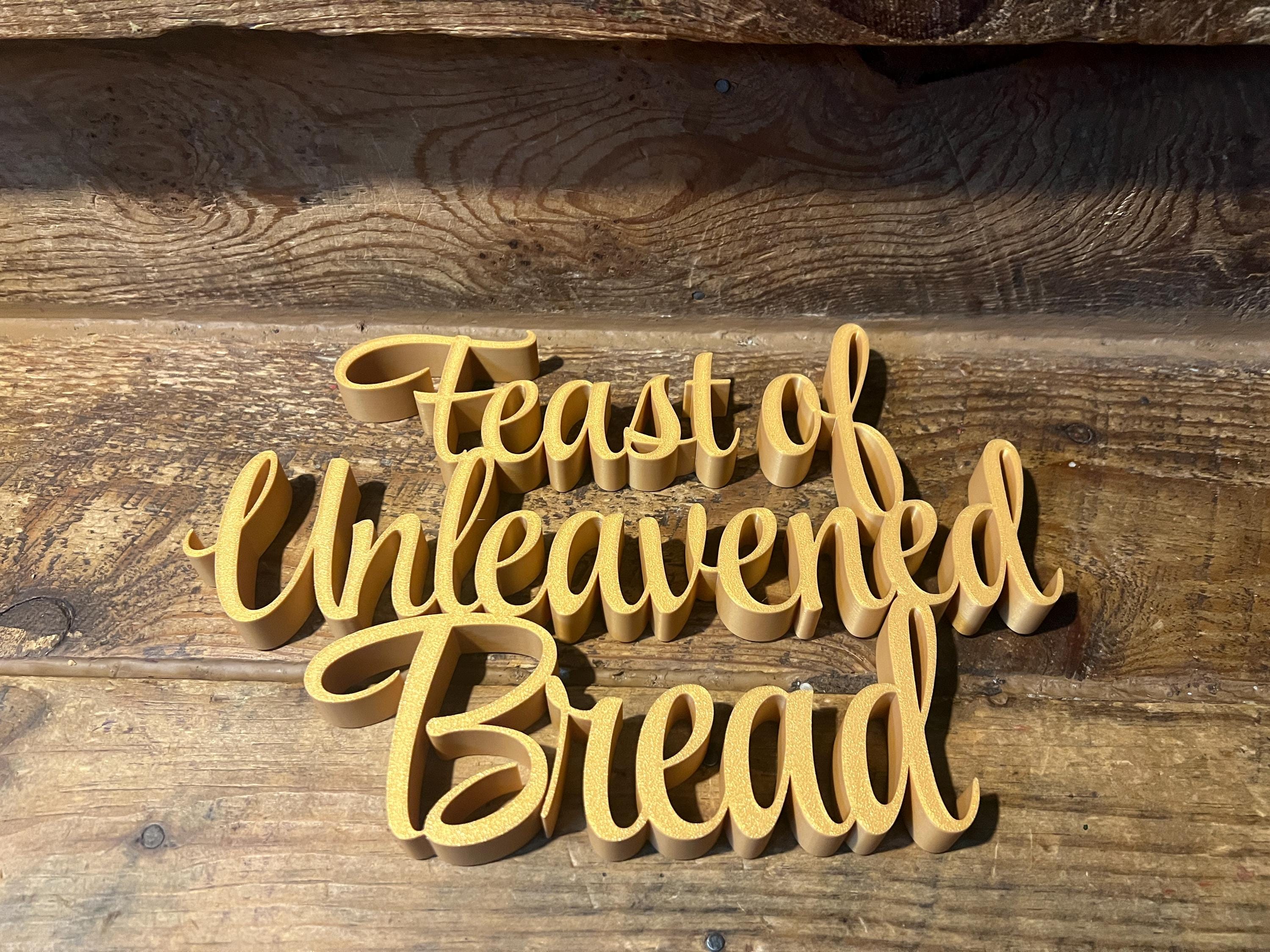 Feast of Unleavened Bread Freestanding Sign Decor