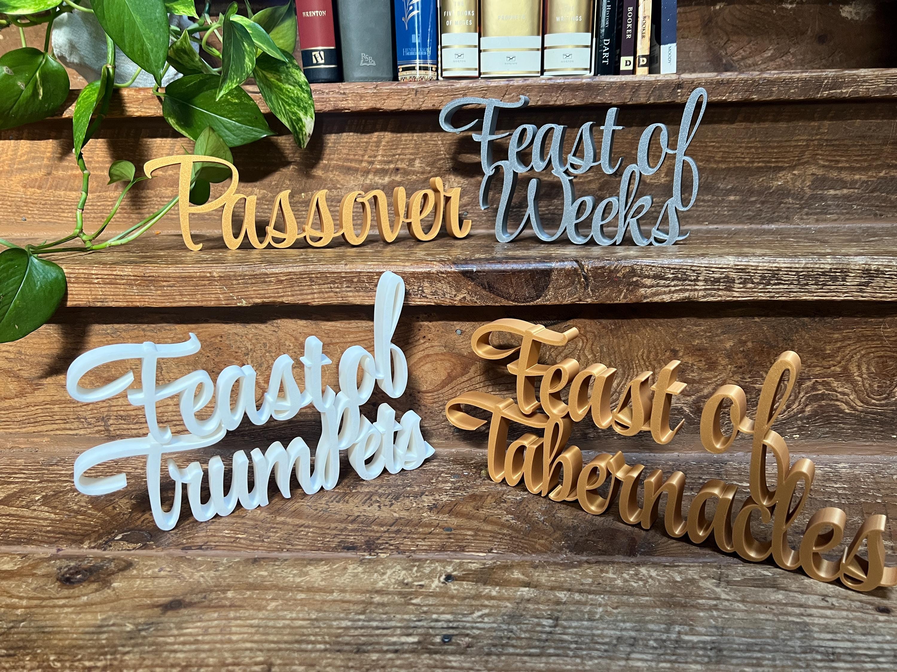 Feast of Tabernacles Freestanding Sign Decor