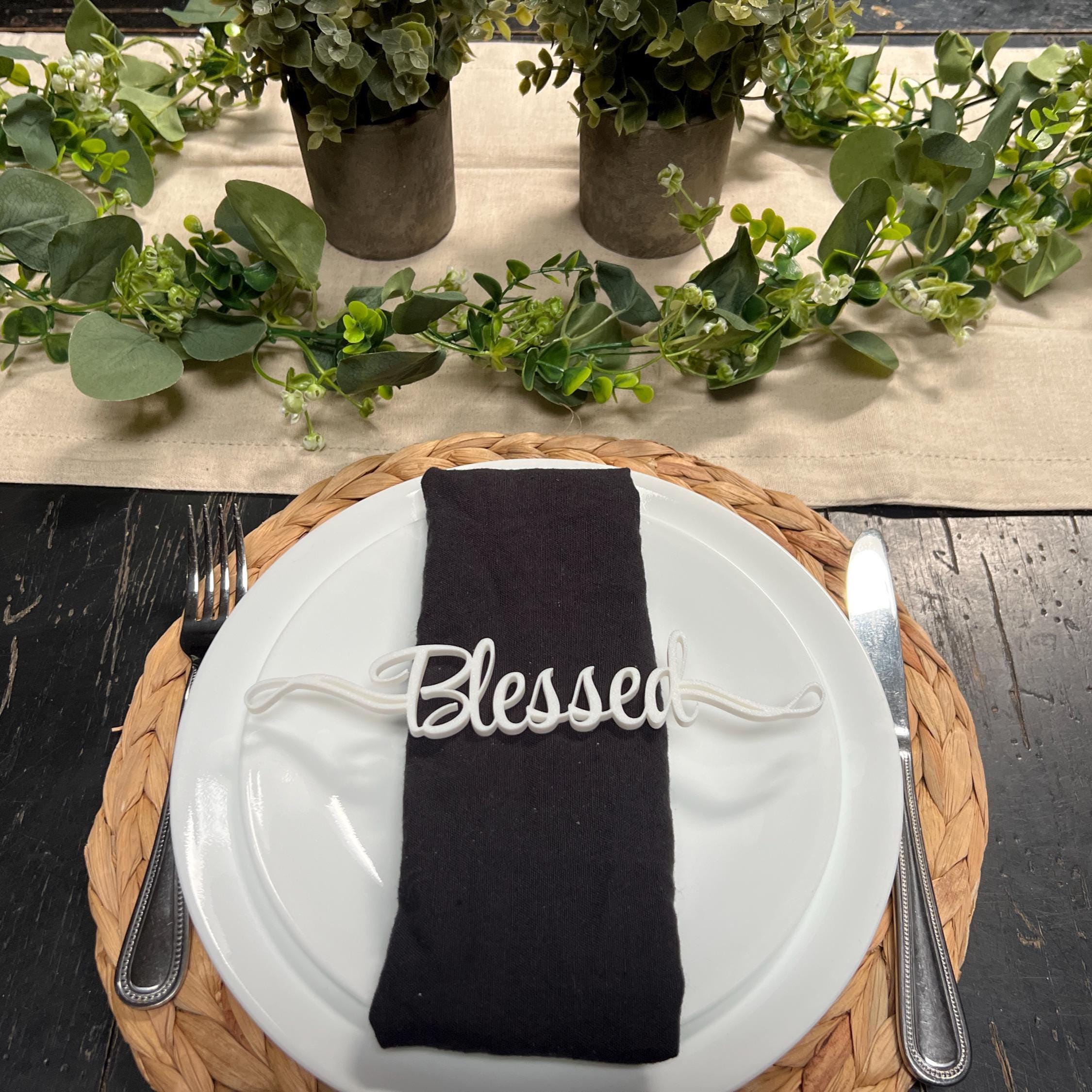 Blessed Plate Decor | Blessed Table Decor