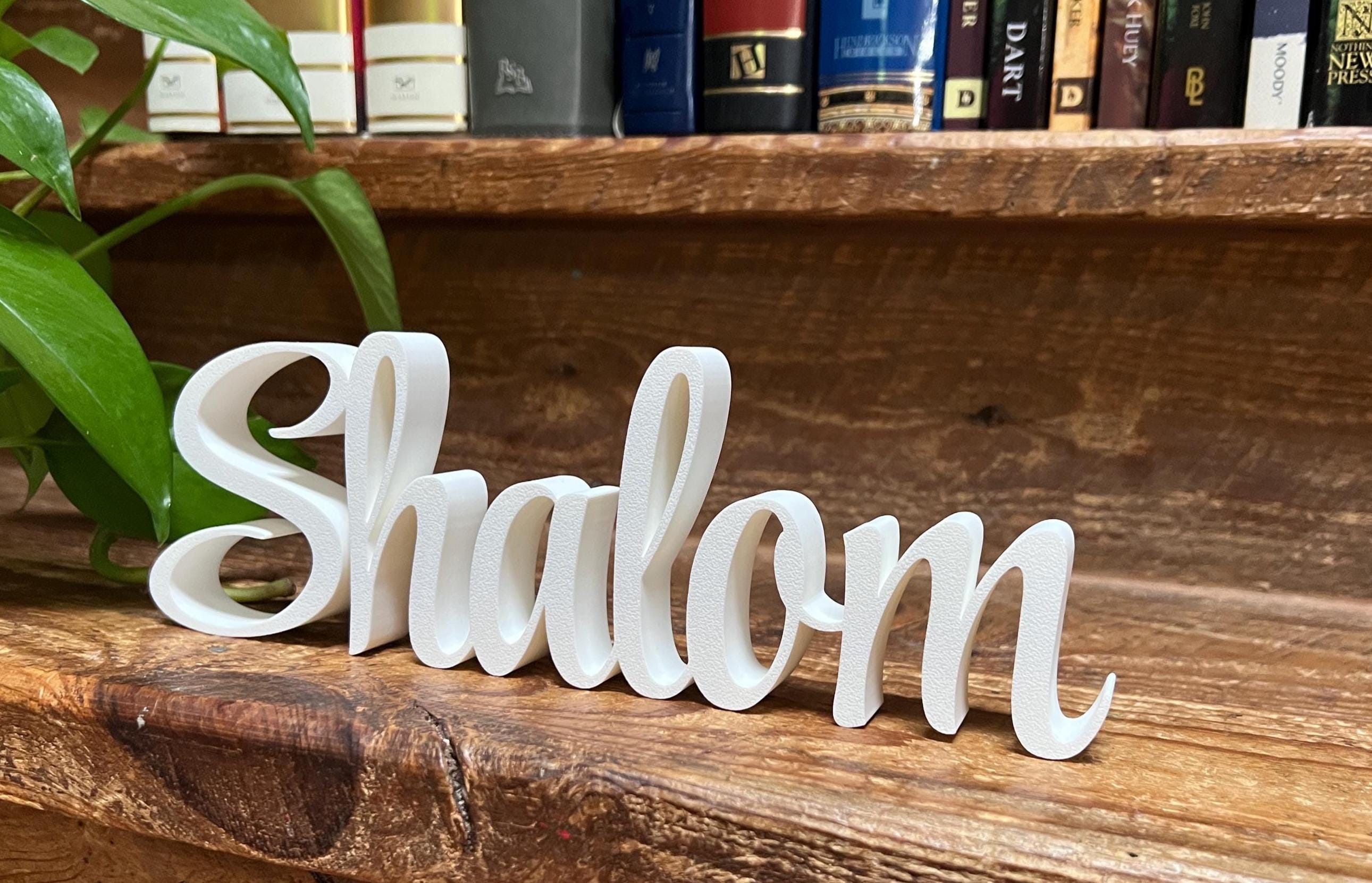 Shabbat Freestanding Sign Decor | Shabbat Shalom Bundle Available