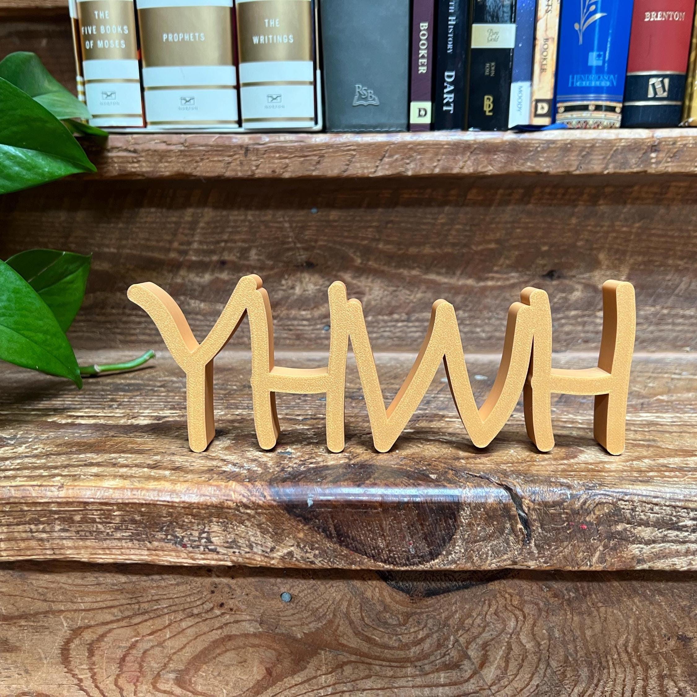YHWH Freestanding Sign Decor