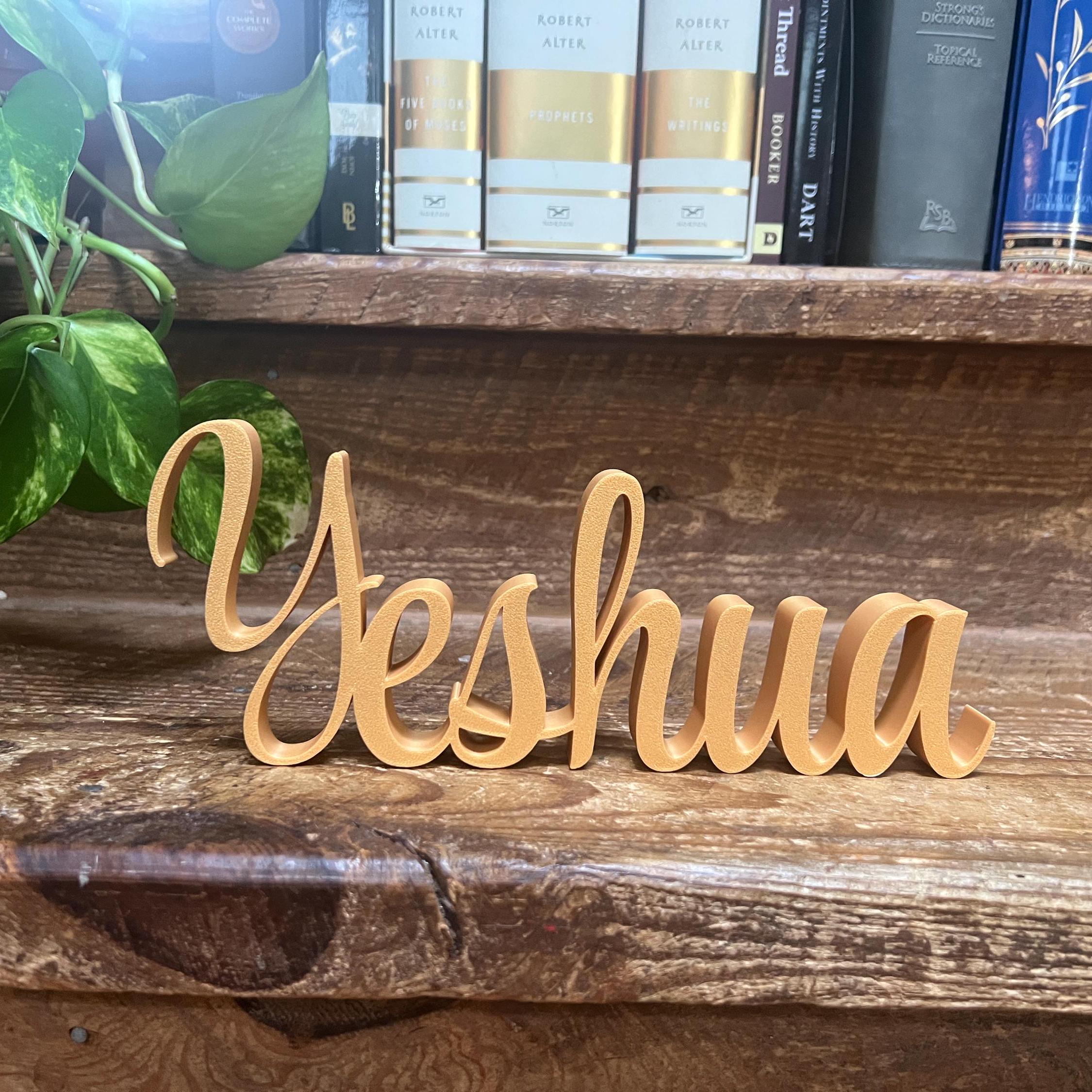 Yeshua Freestanding Sign Decor