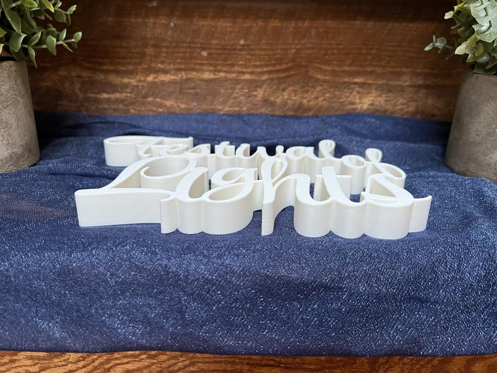 Festival of Lights Freestanding Sign Decor