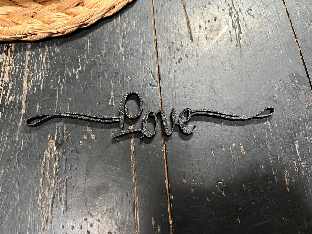 Love Plate Decor | Love Table Decor