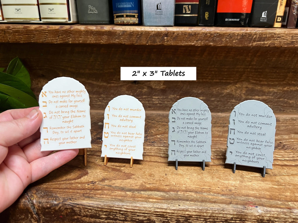 The Ten Commandments Tablets | 3D Printed