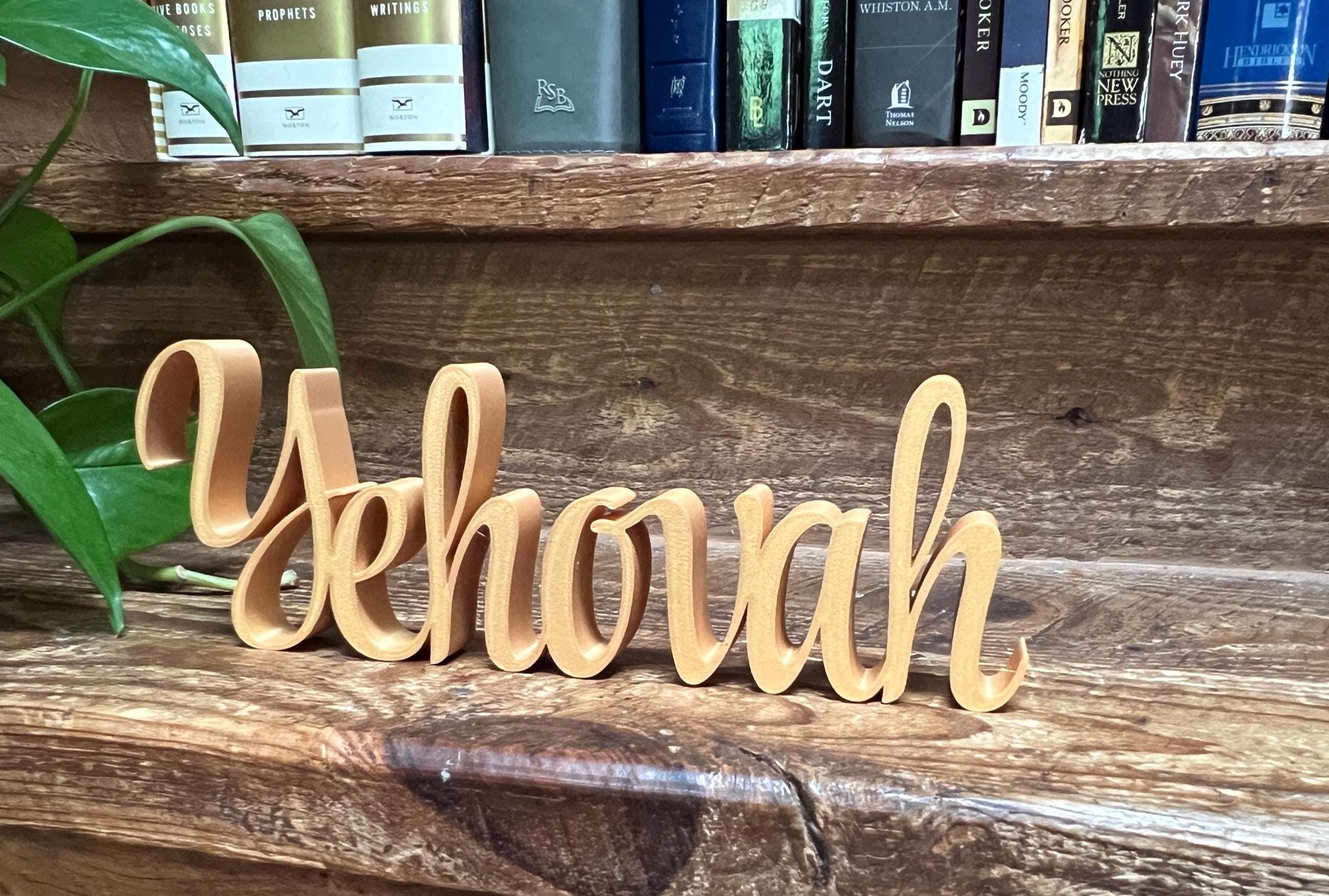Yehovah Freestanding Sign Decor | Name of YHVH YHWH