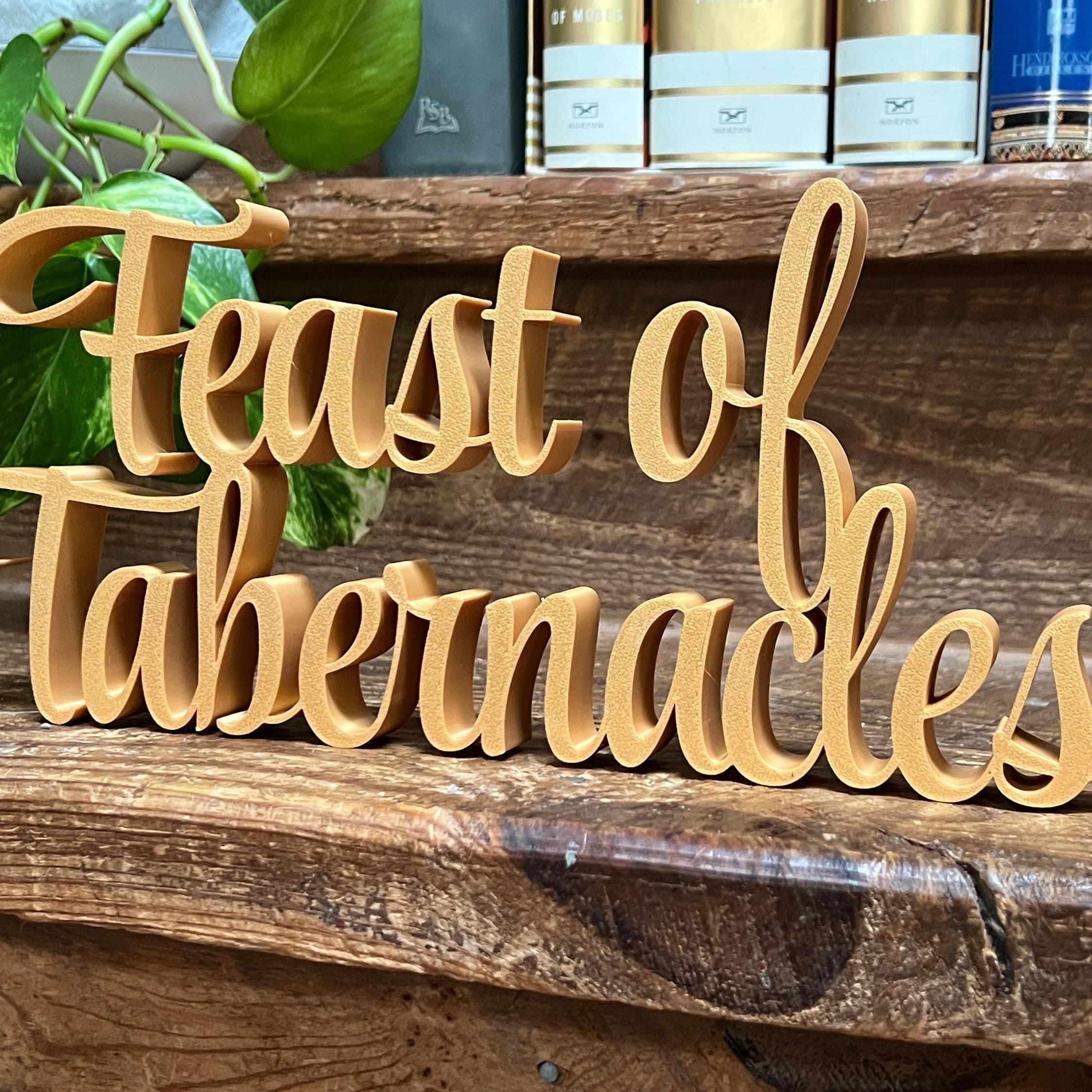 Feast of Tabernacles Freestanding Sign Decor