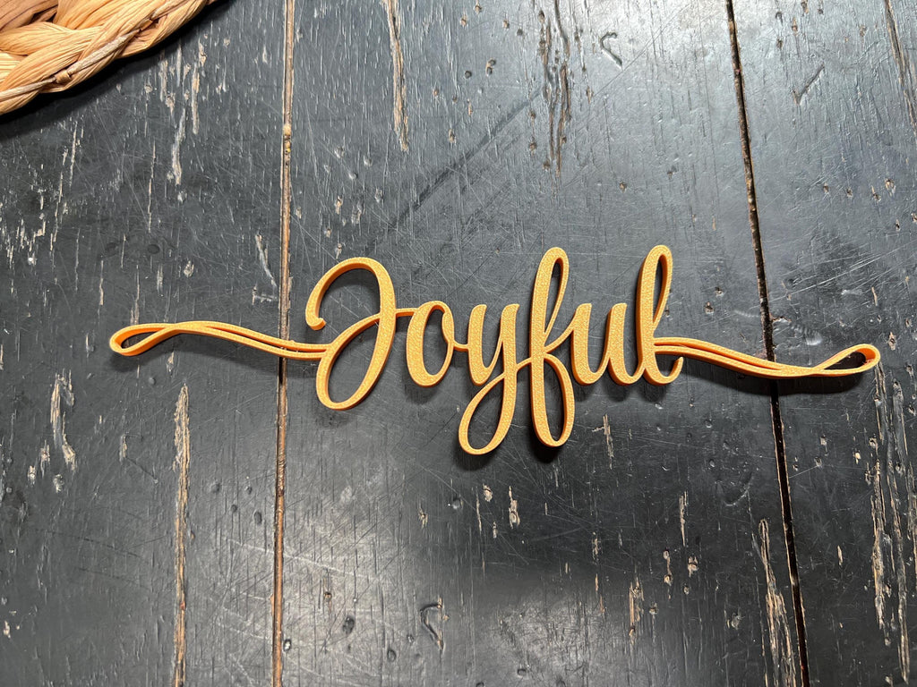 Joyful Plate Decor | Joyful Table Decor