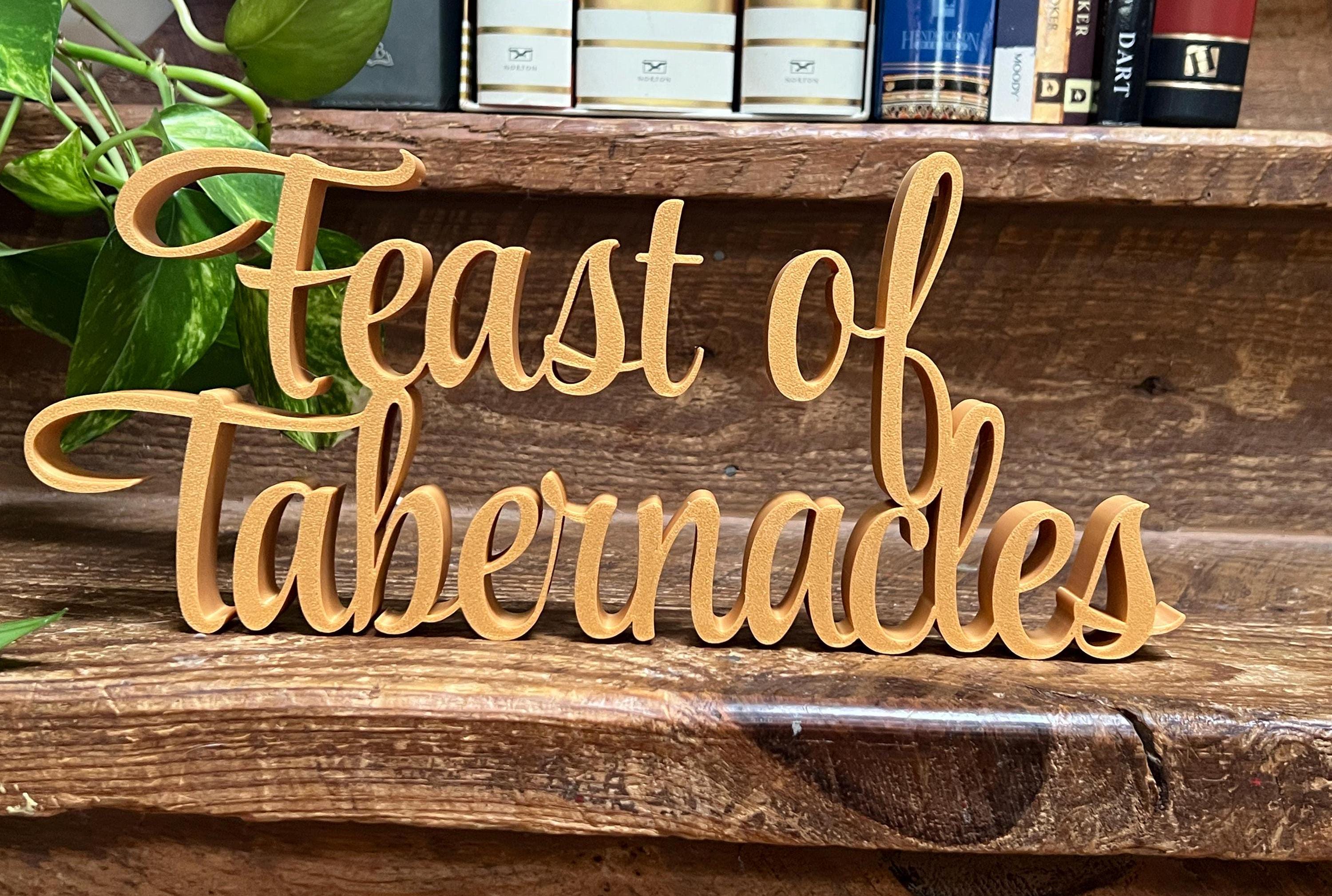 Feast of Tabernacles Freestanding Sign Decor