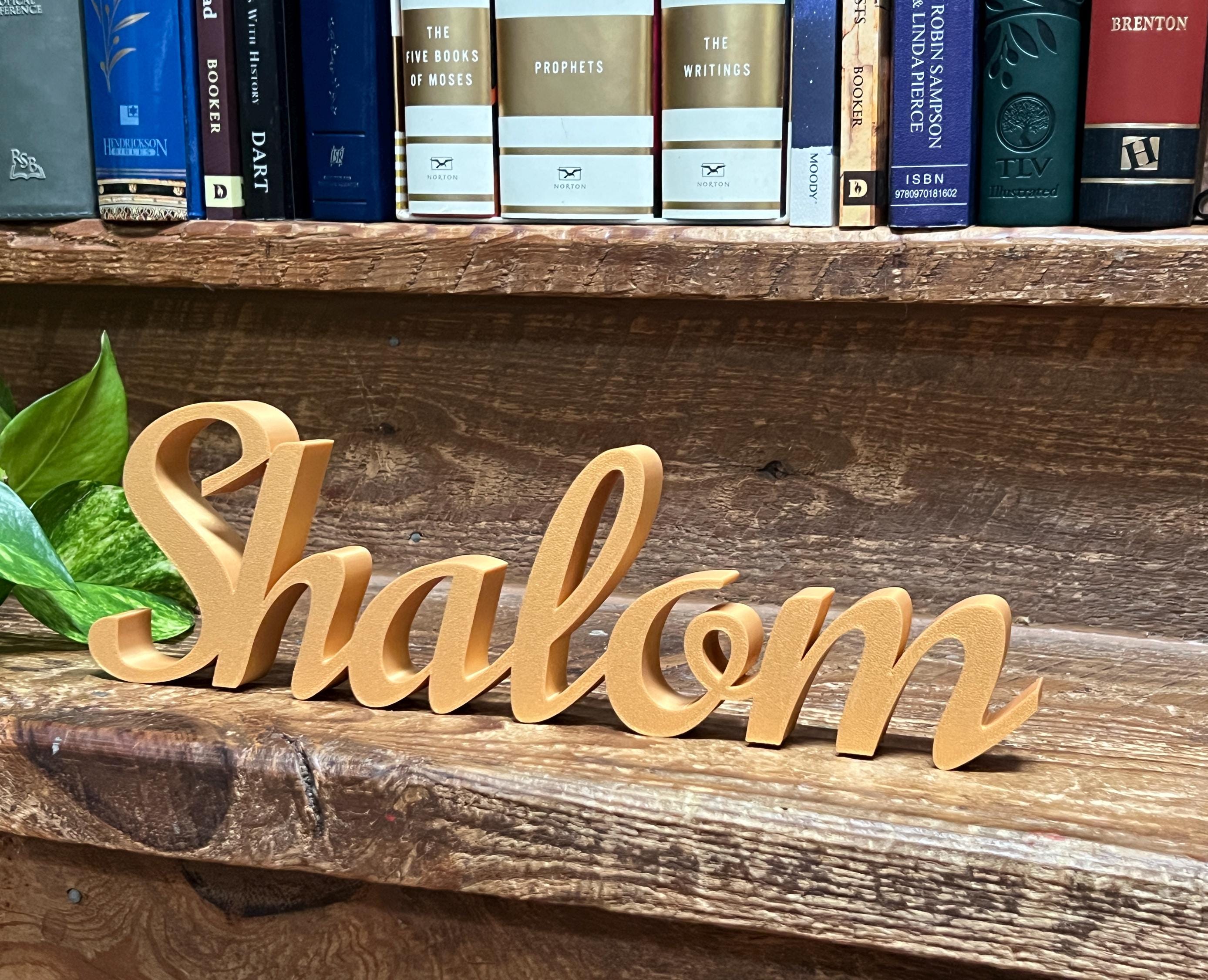 Shabbat Freestanding Sign Decor | Shabbat Shalom Bundle Available