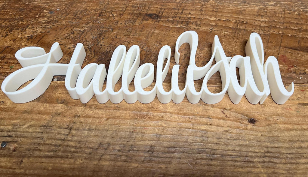HalleluYah Freestanding Sign Decor