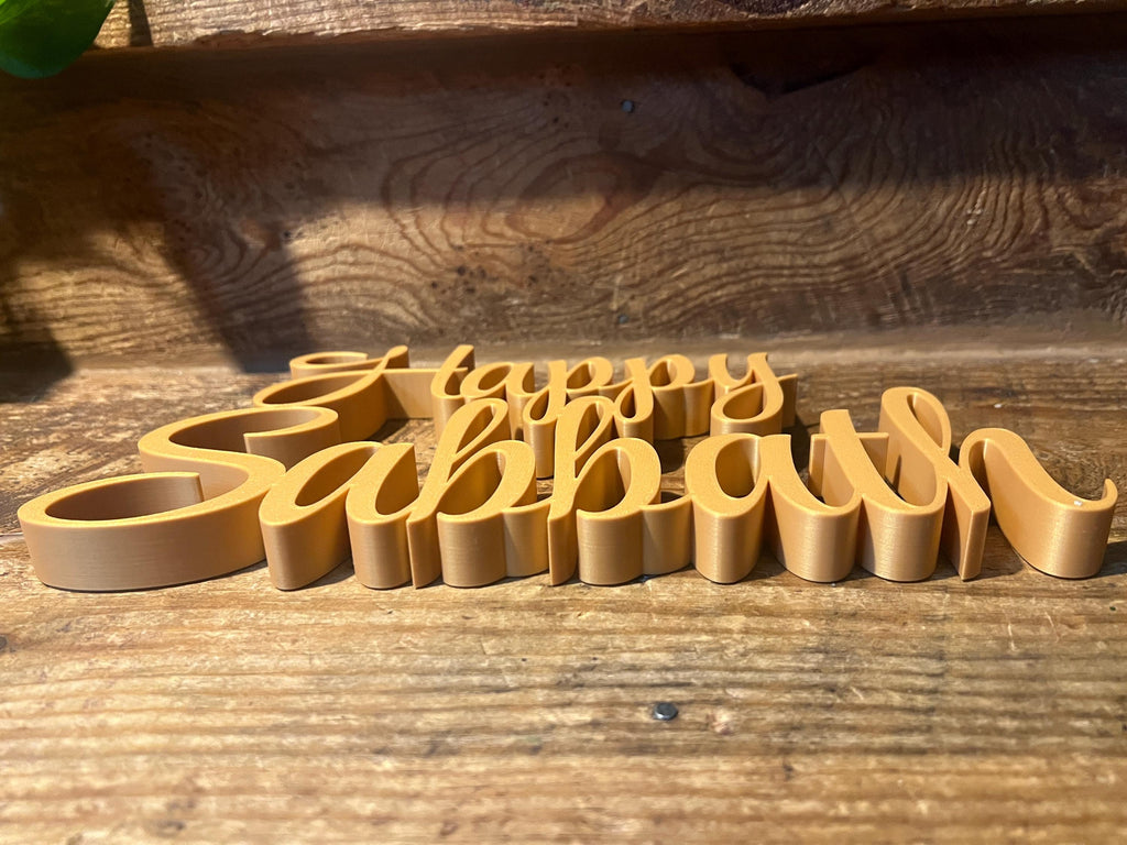 Happy Sabbath Freestanding Sign Decor