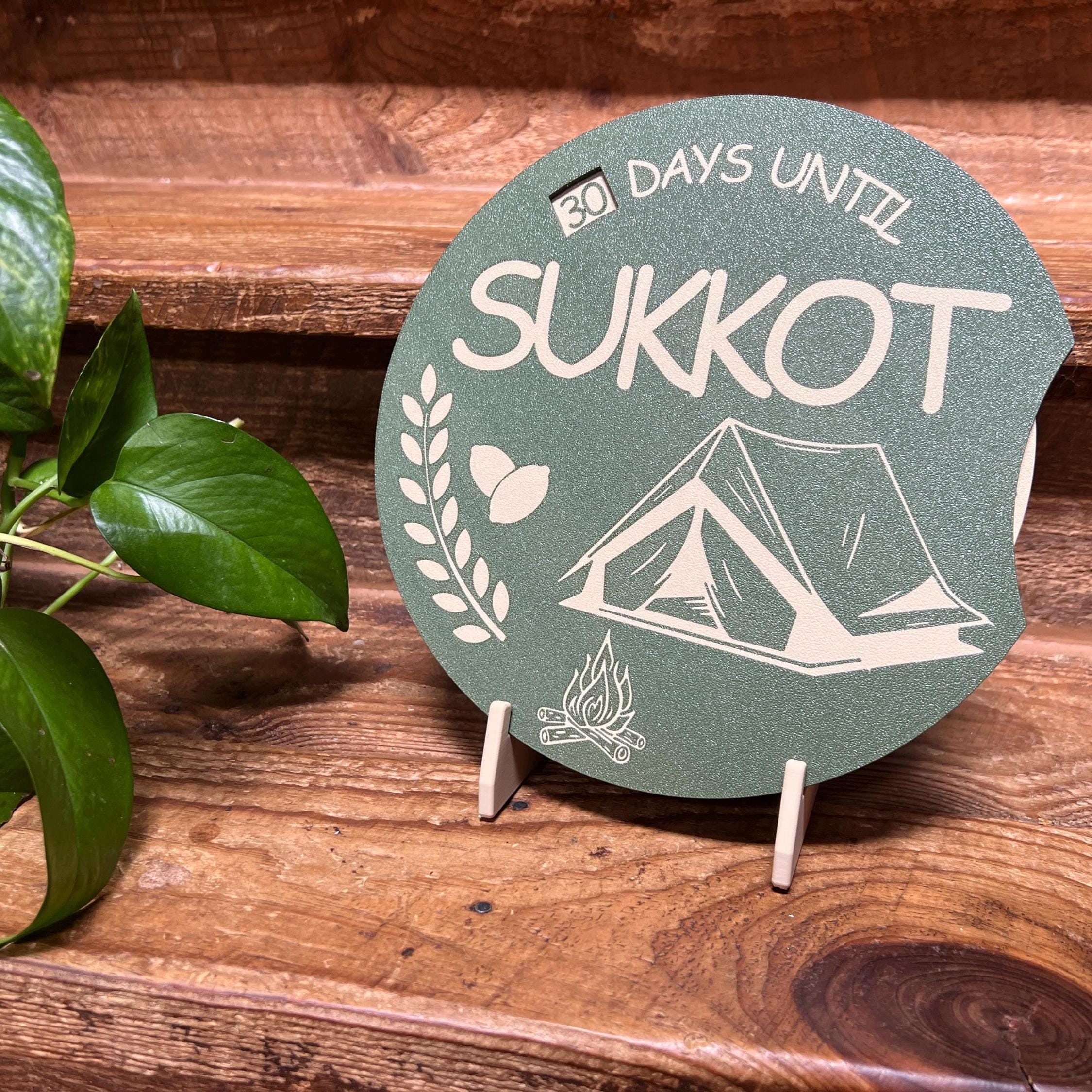 Sukkot Countdown | Sukkot Decor | Sukkot Feast Moedim Decorations