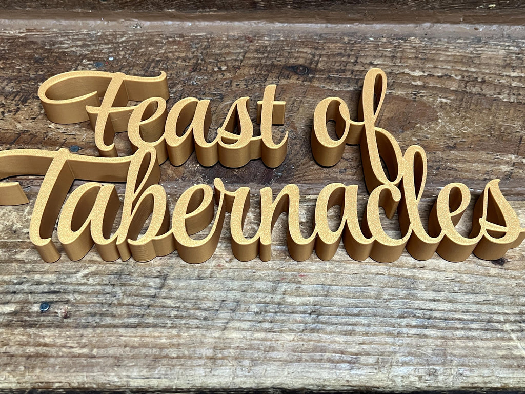 Feast of Tabernacles Freestanding Sign Decor