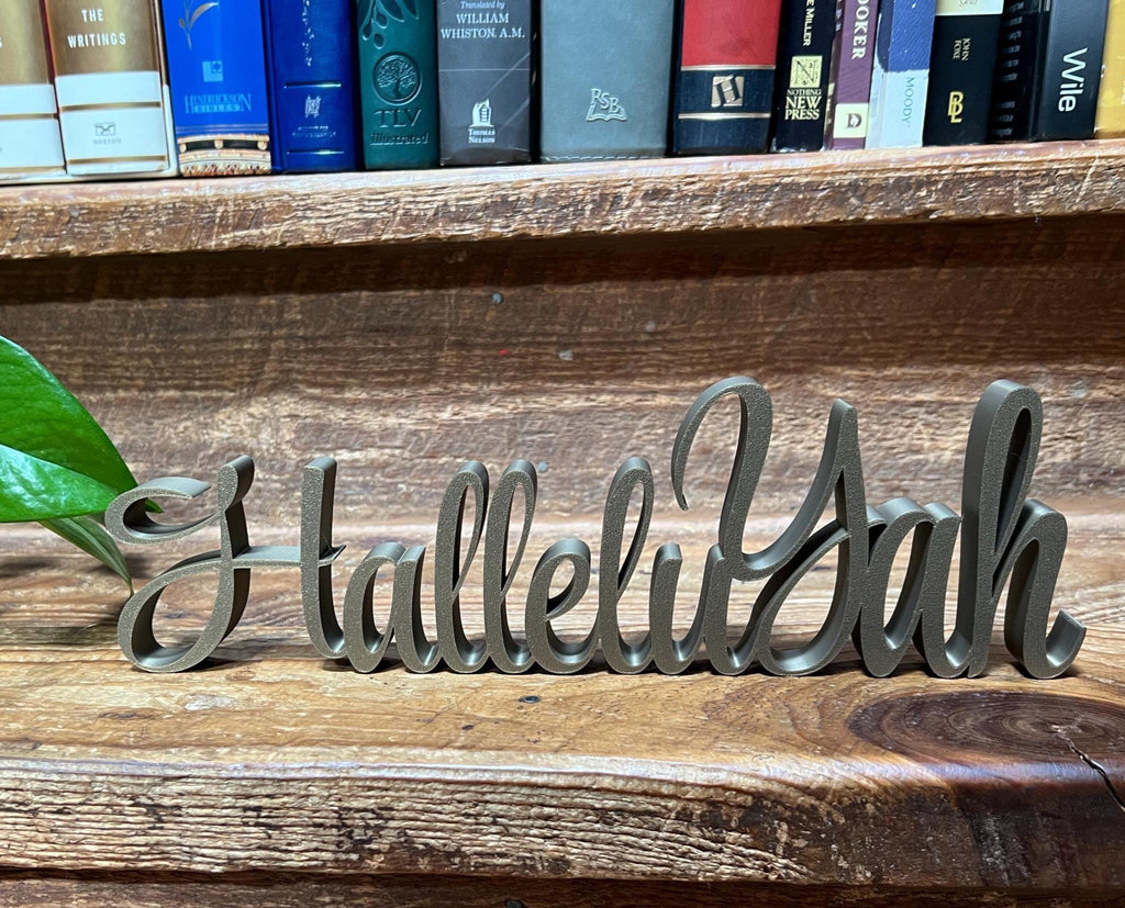 HalleluYah Freestanding Sign Decor