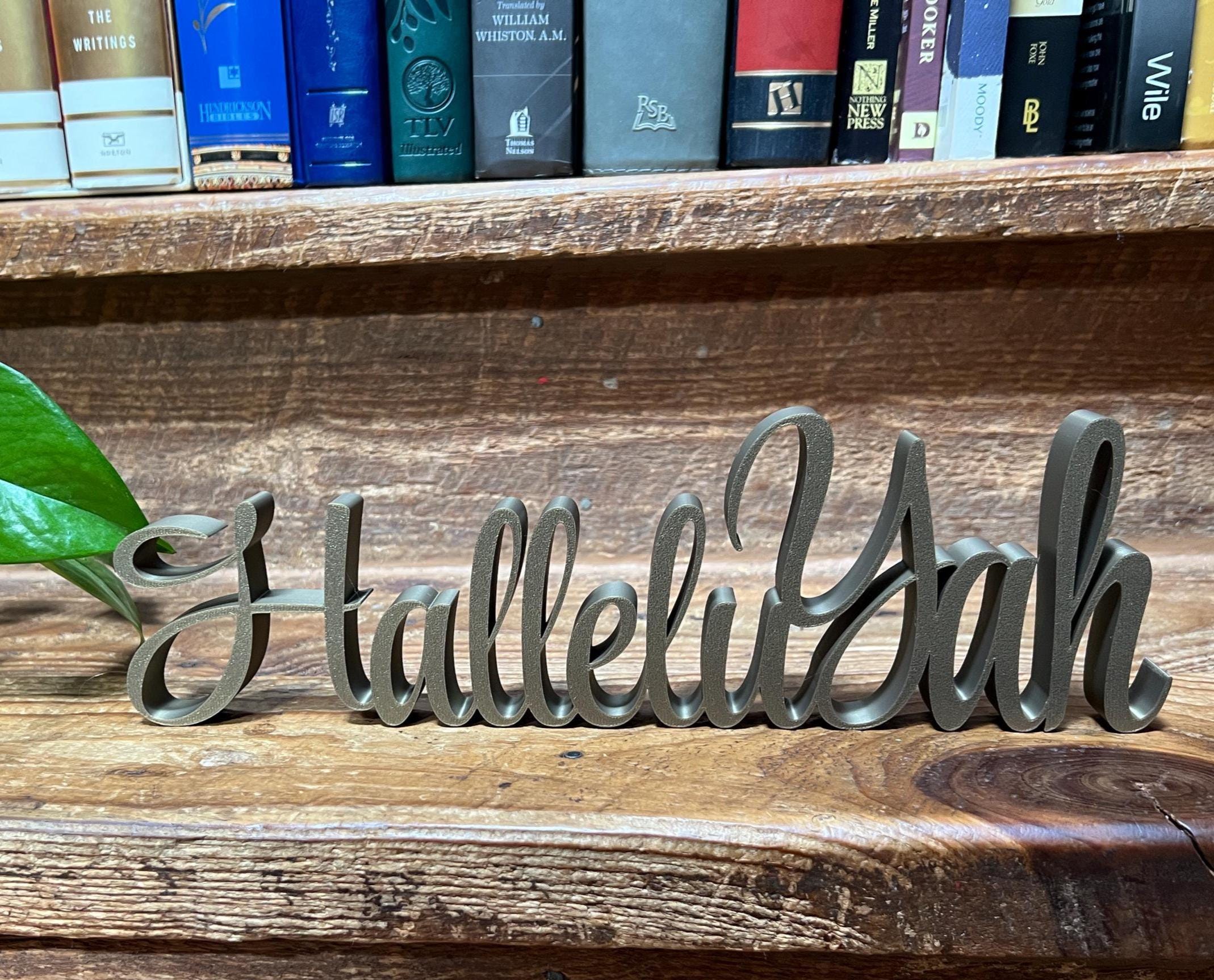 HalleluYah Freestanding Sign Decor