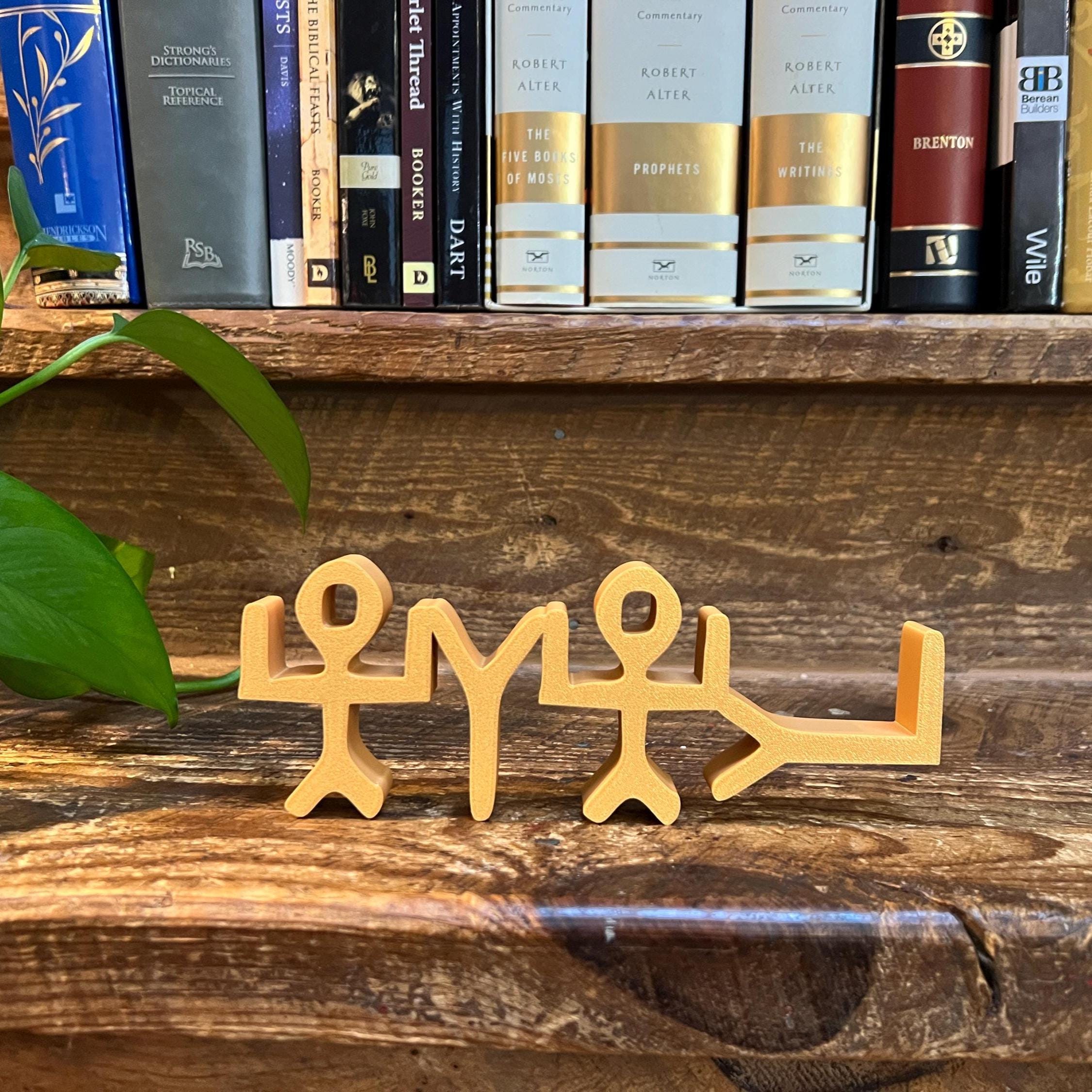 YHWH Paleo Hebrew Freestanding Sign Decor