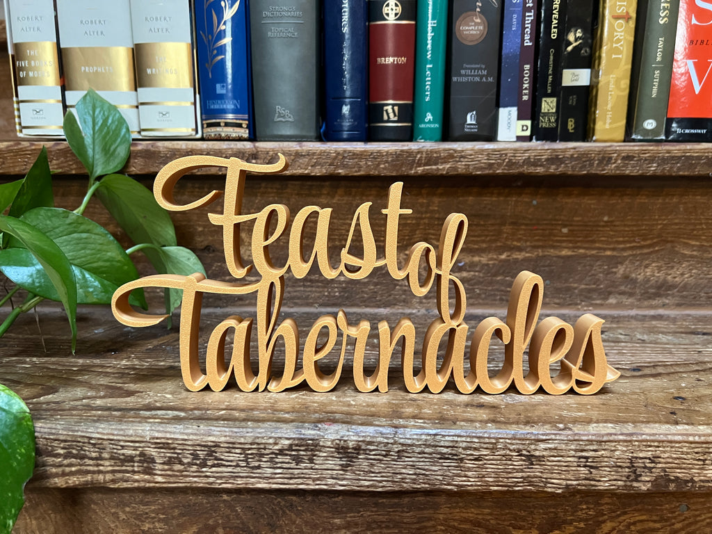 Feast Days Moedim Freestanding Sign Decor | English Feast Days Bundle