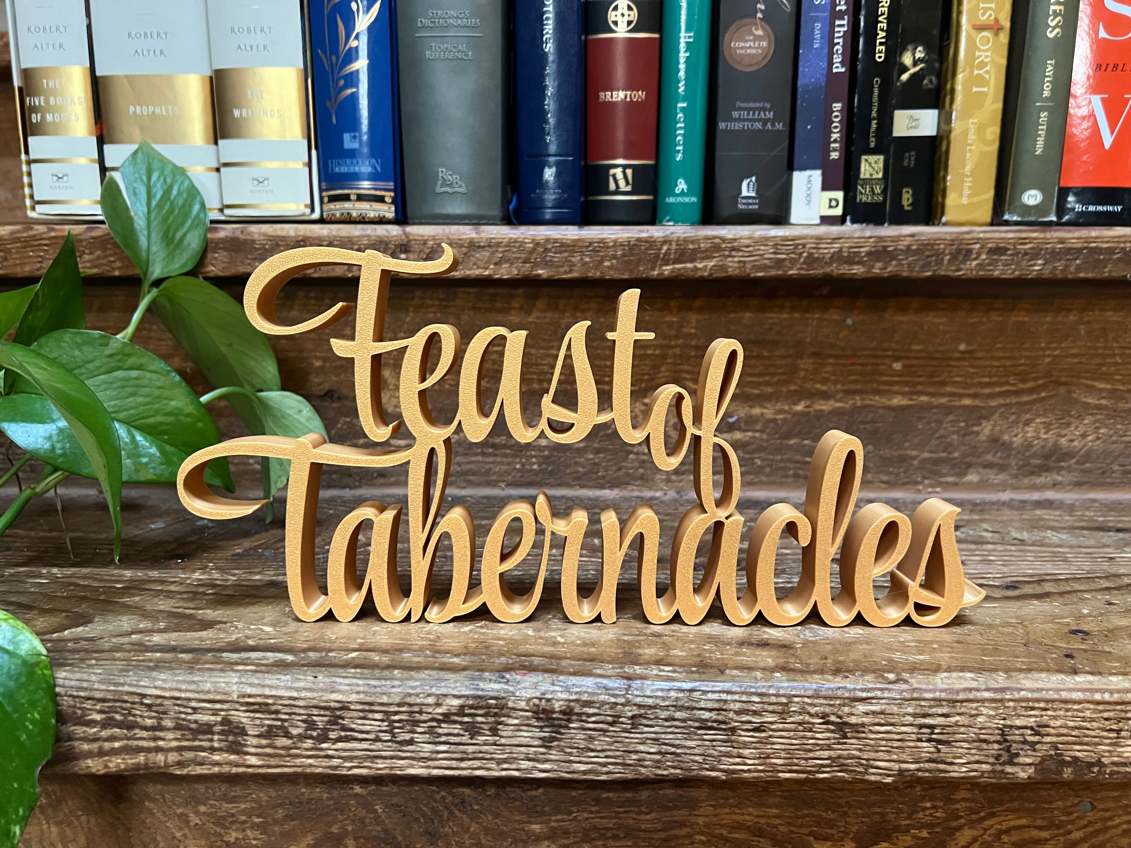 Feast Days Moedim Freestanding Sign Decor | English Feast Days Bundle