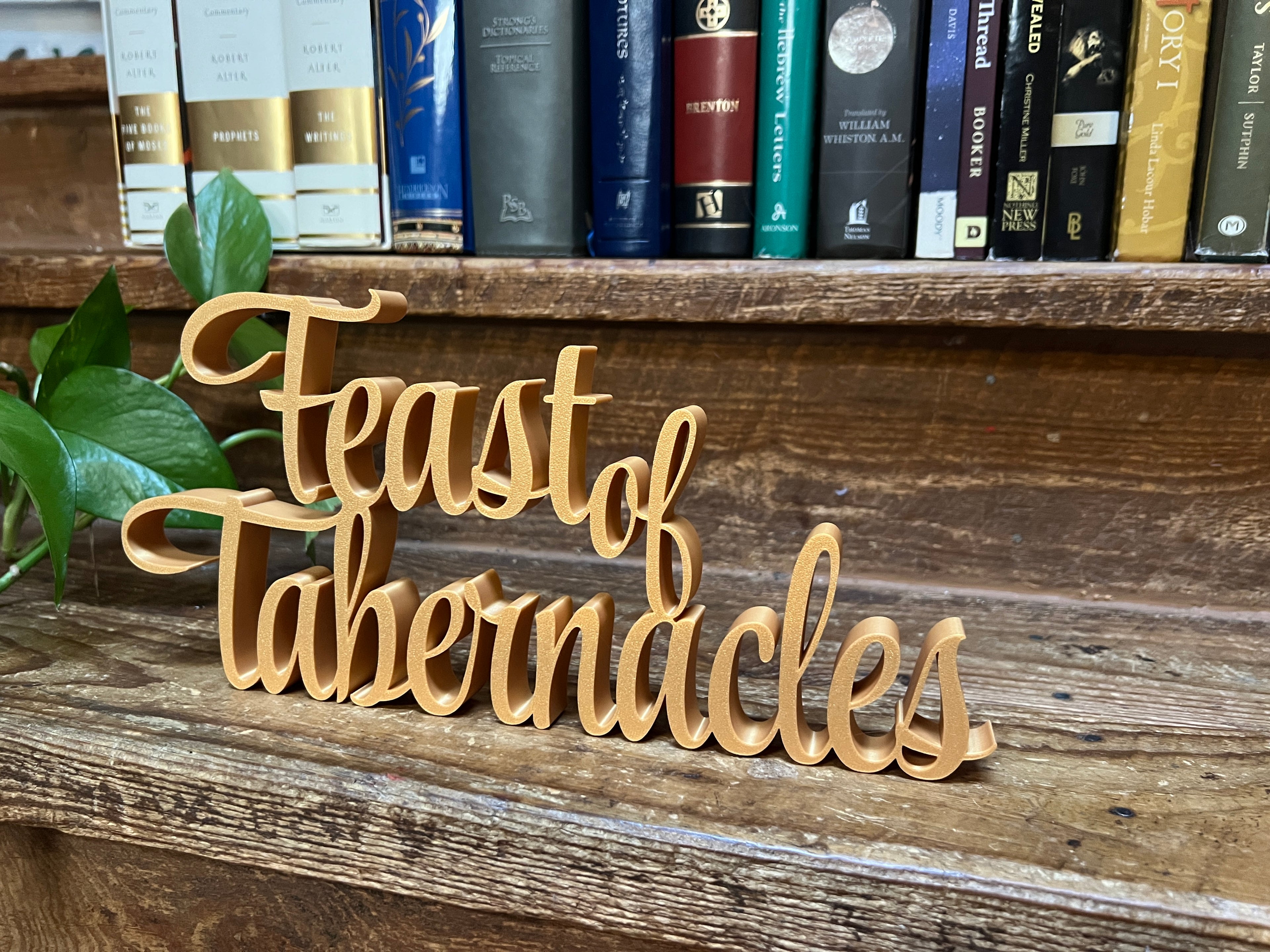Feast of Tabernacles Freestanding Sign Decor