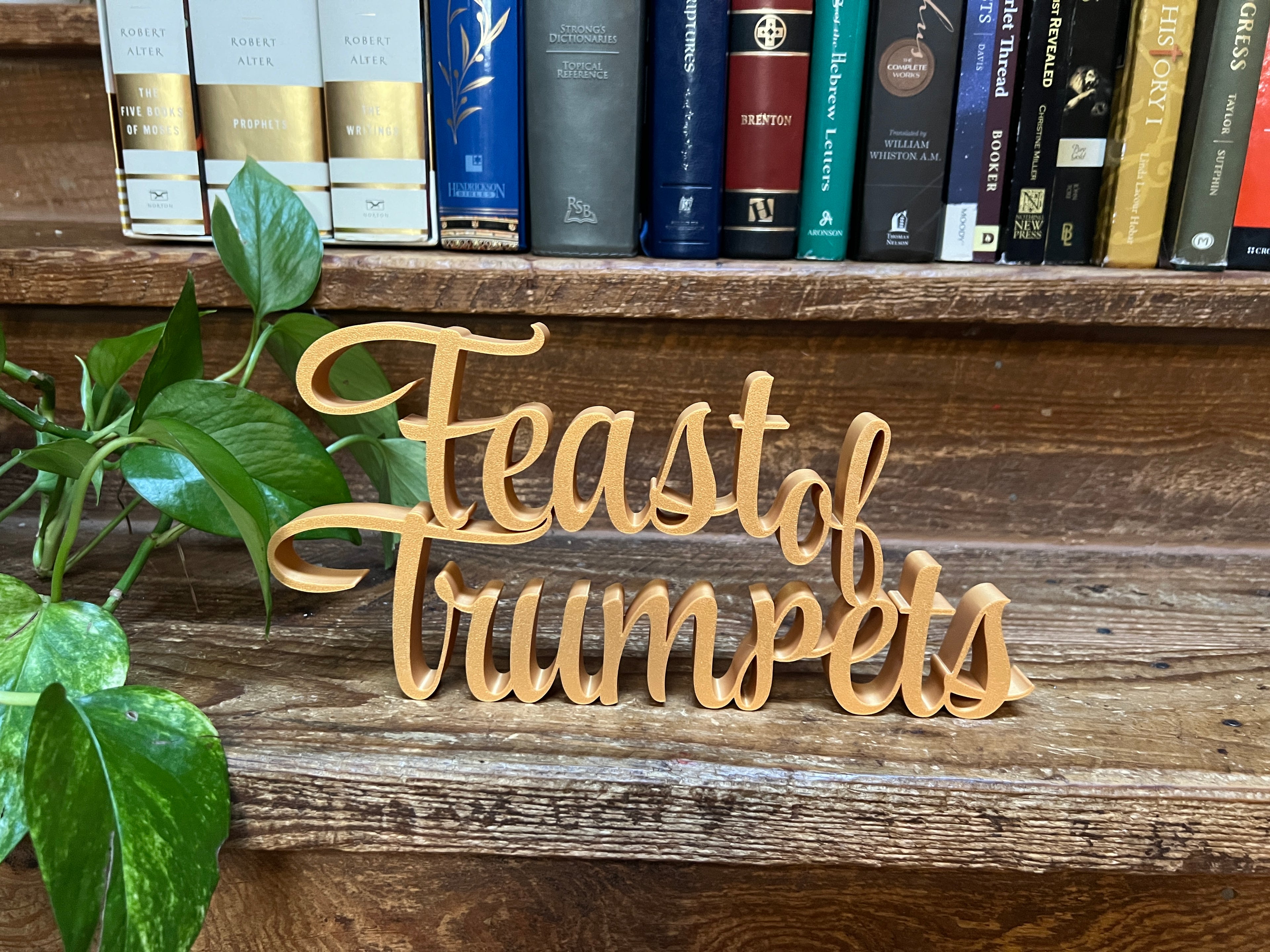 Feast of Weeks Freestanding Decor | Pentecost Feast Days Table Mantle Bookshelf | 3D Sign | Scriptural Decoration | Set Apart Home