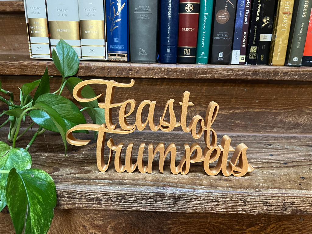 Feast Days Moedim Freestanding Sign Decor | English Feast Days Bundle