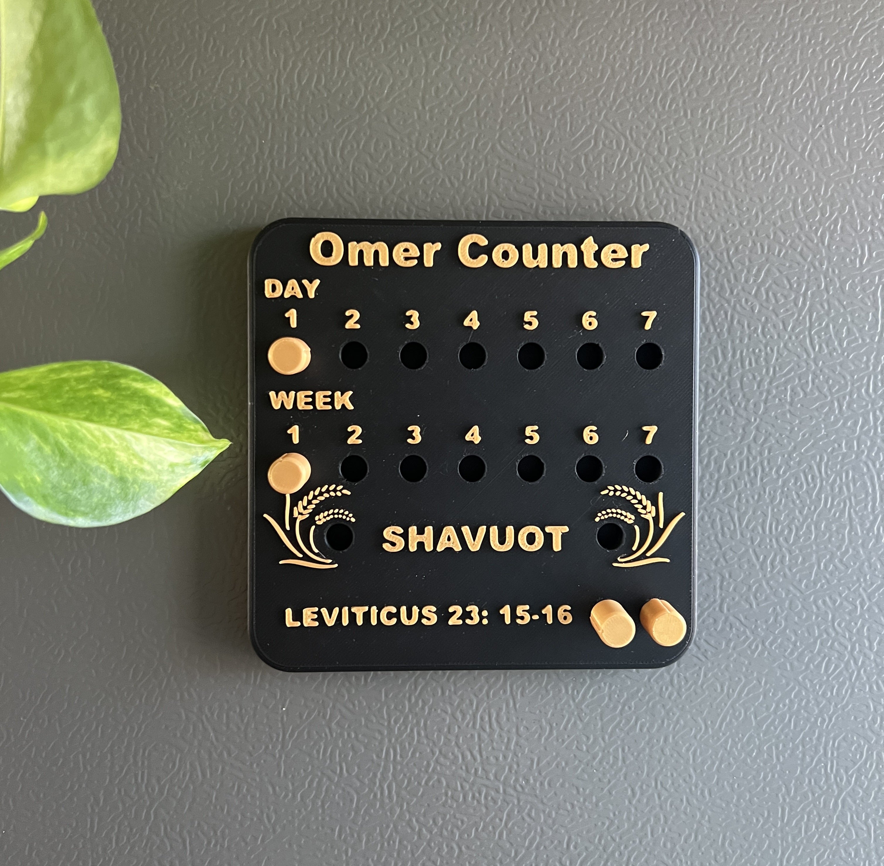 A Rood Awakening Custom Omer Counter Order Deposit - 50%