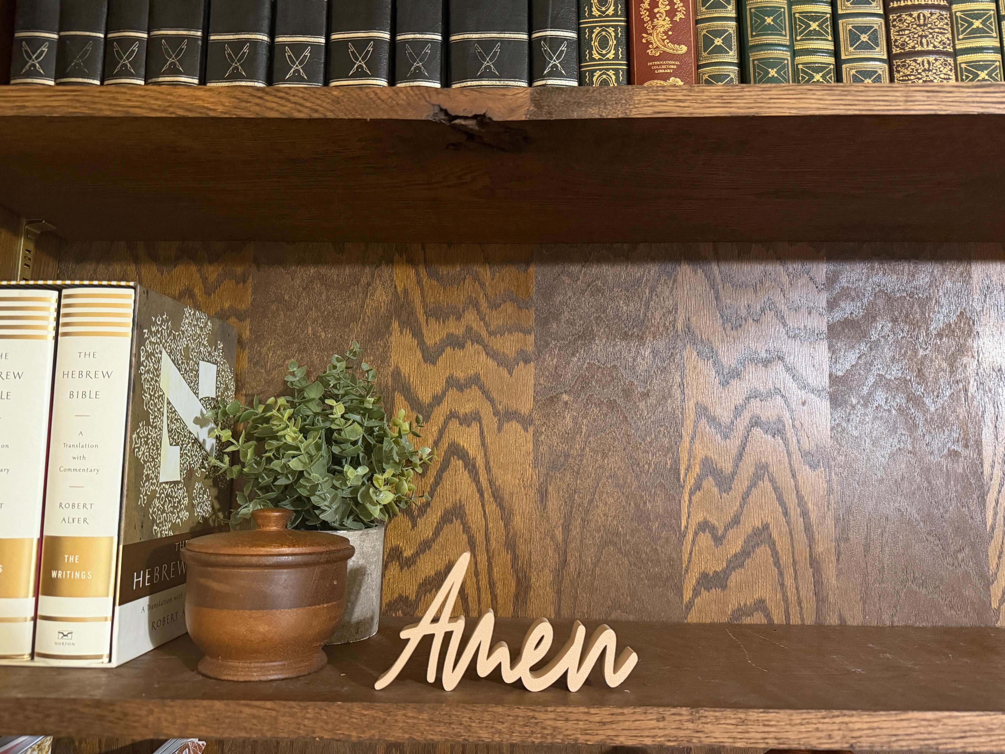 Amen Freestanding Sign Decor