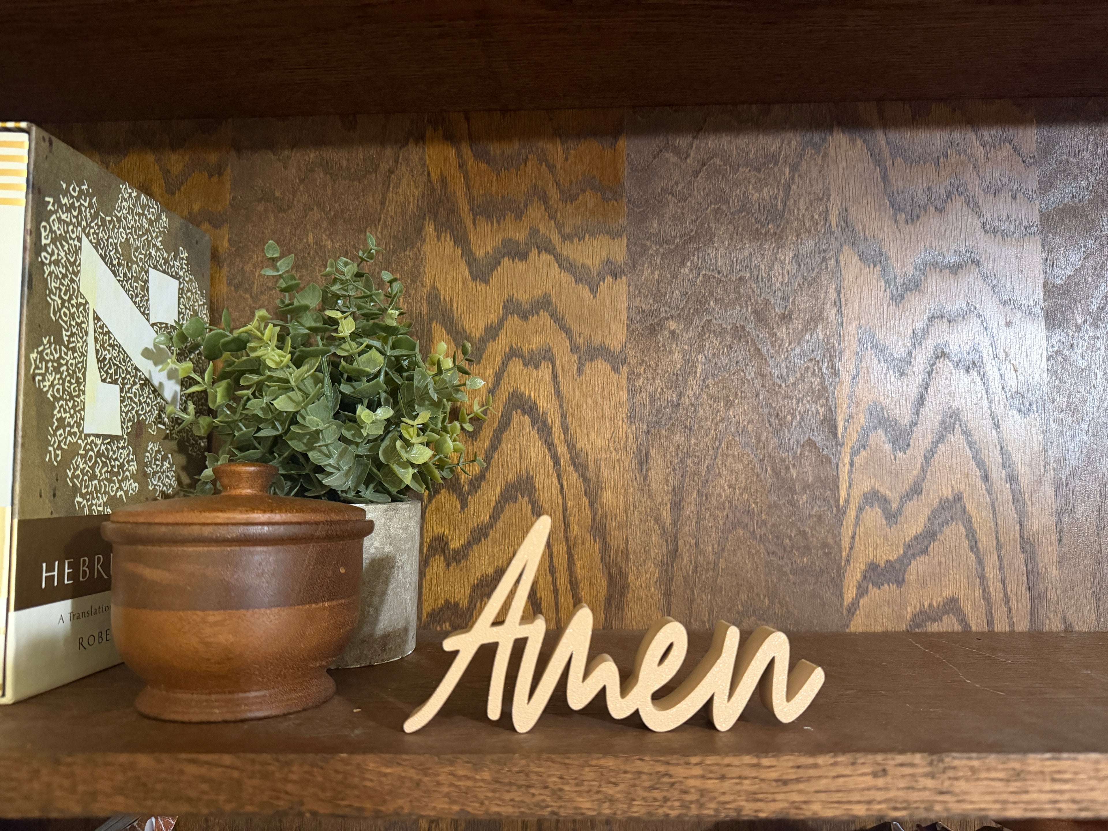 Amen Freestanding Sign Decor