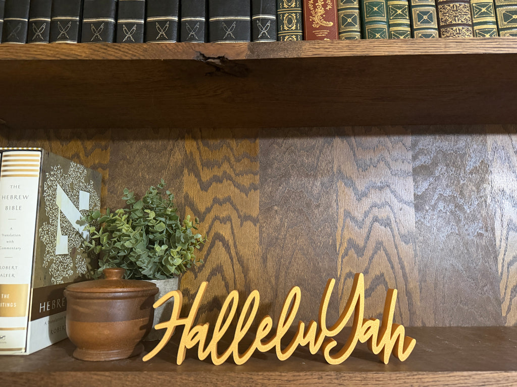 HalleluYah Freestanding Sign Decor