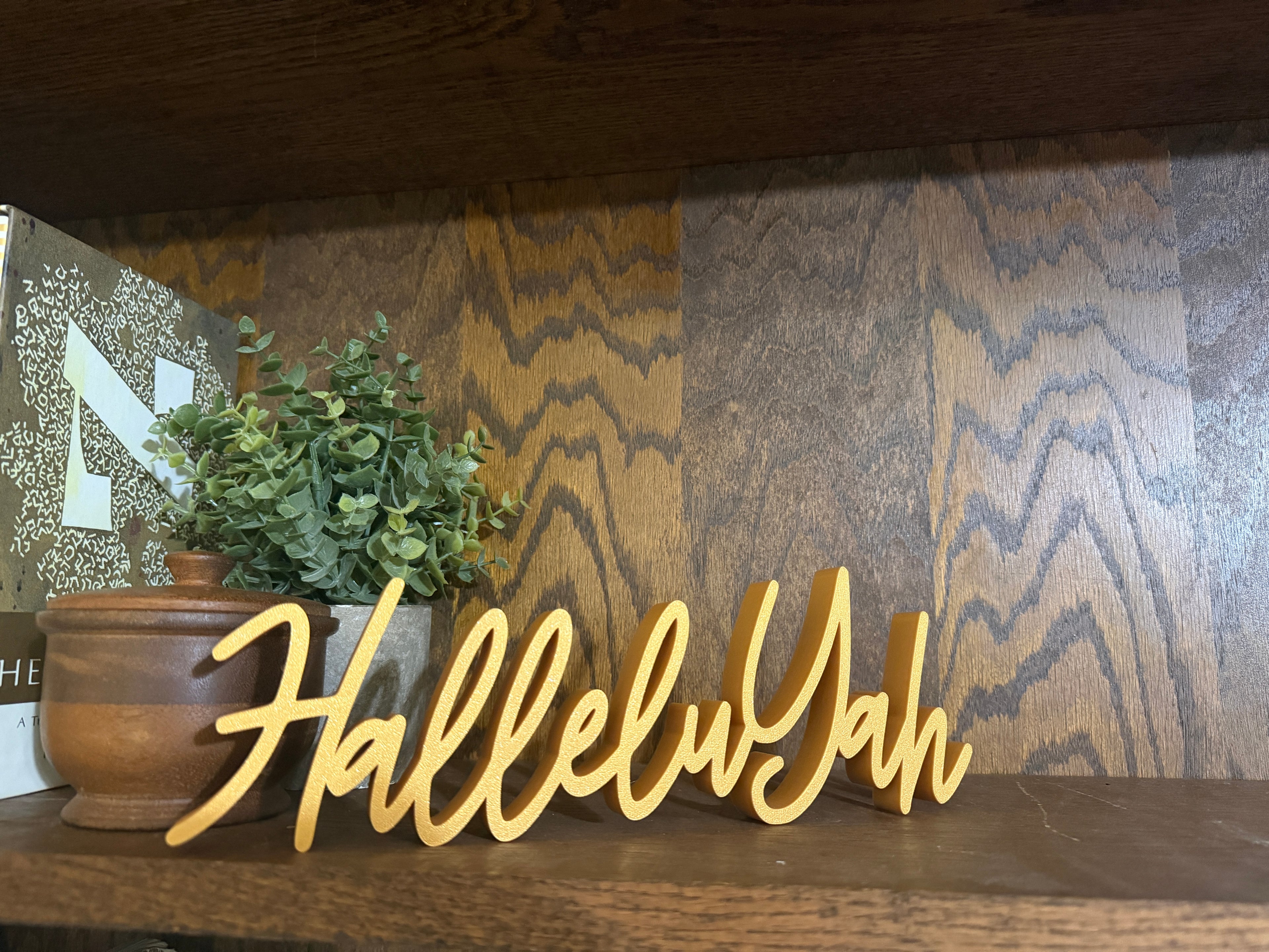 HalleluYah Freestanding Sign Decor