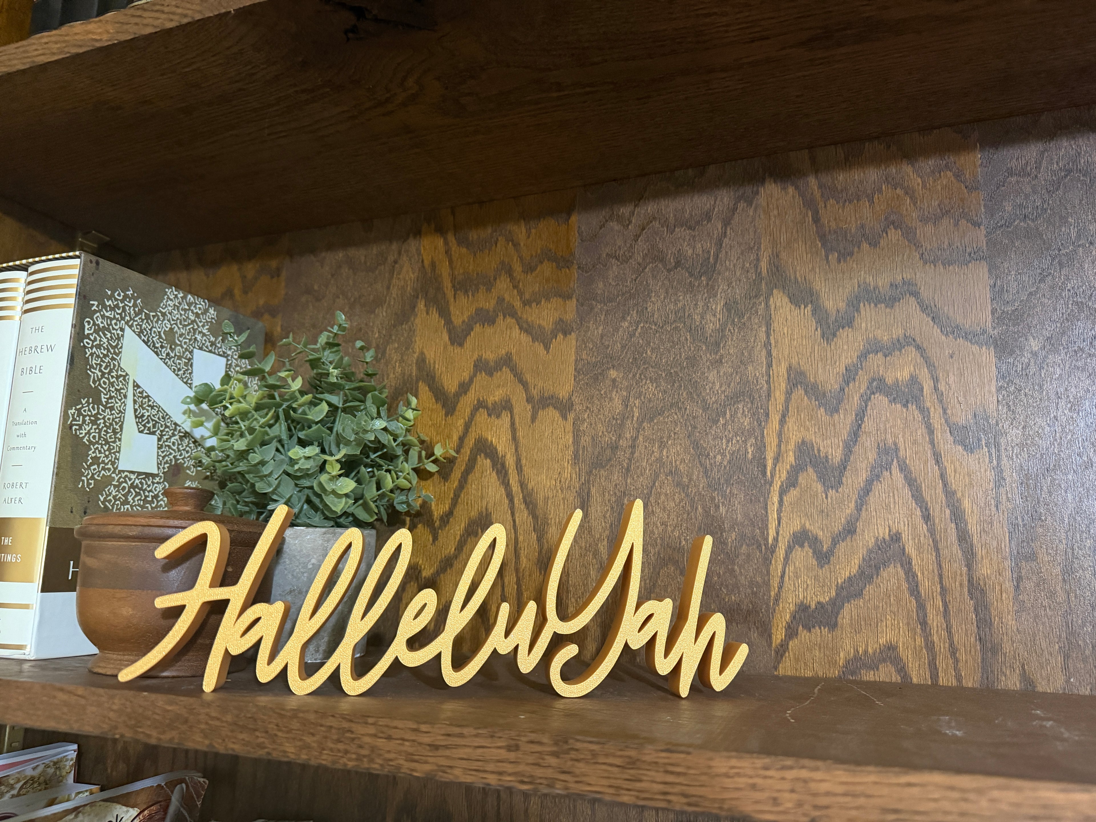 HalleluYah Freestanding Sign Decor