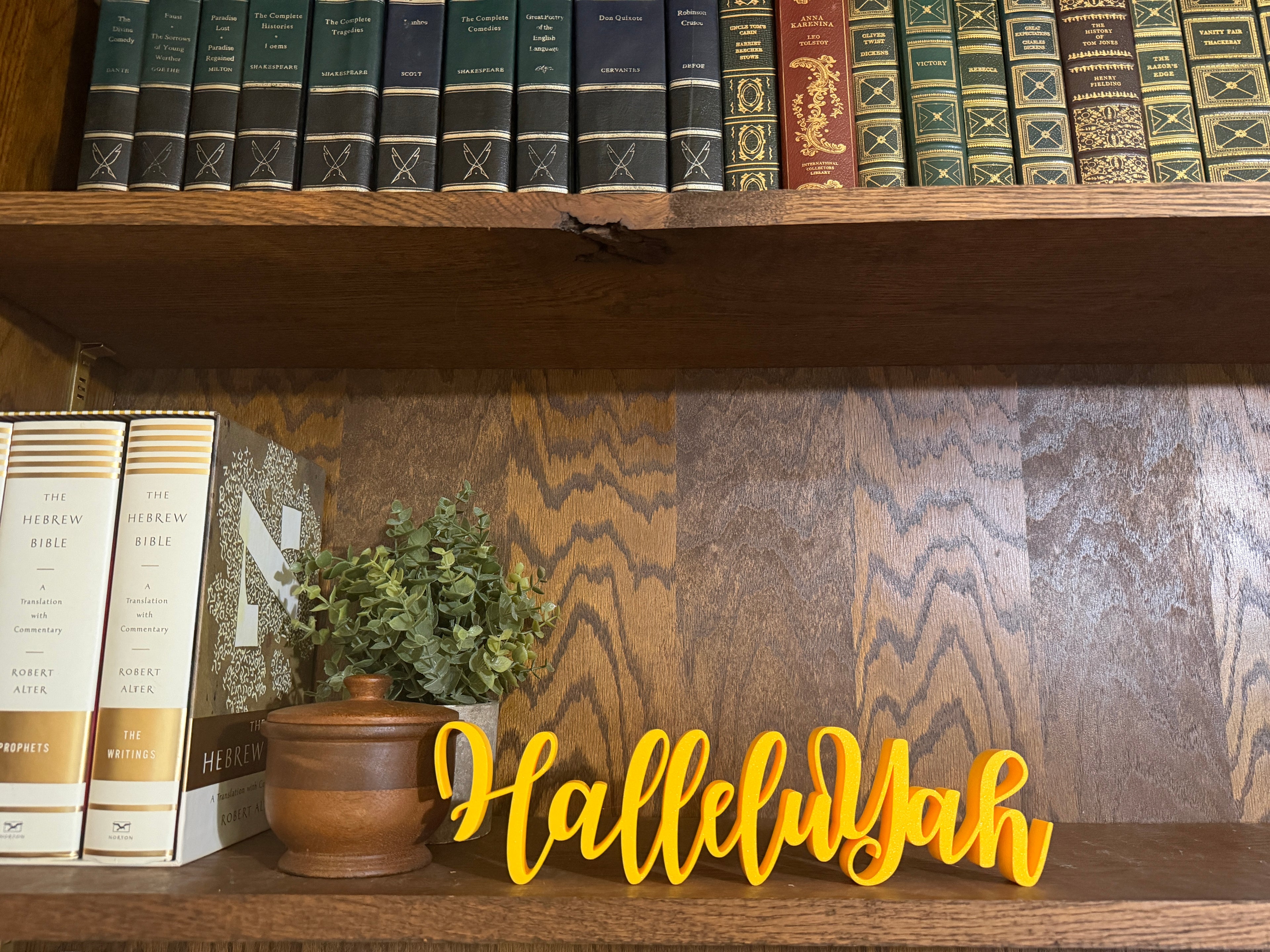 HalleluYah Freestanding Sign Decor