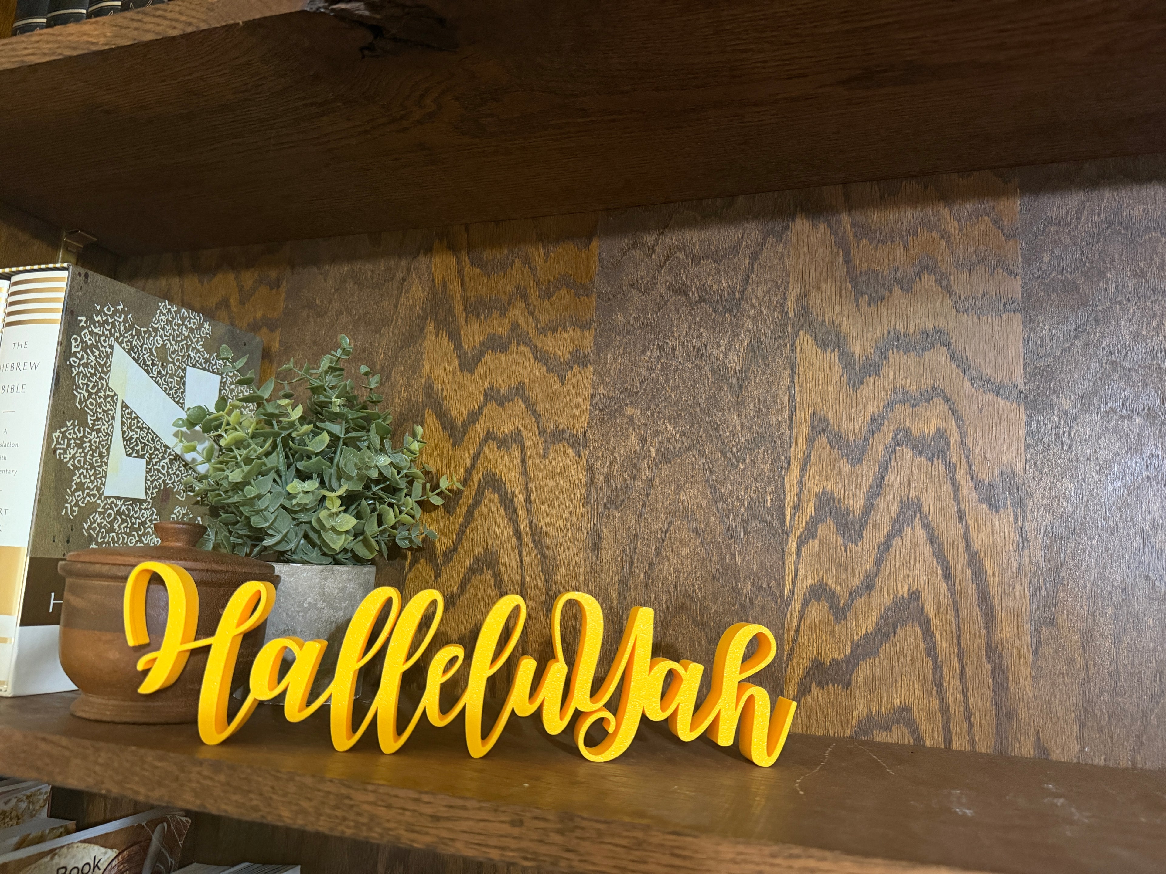 HalleluYah Freestanding Sign Decor