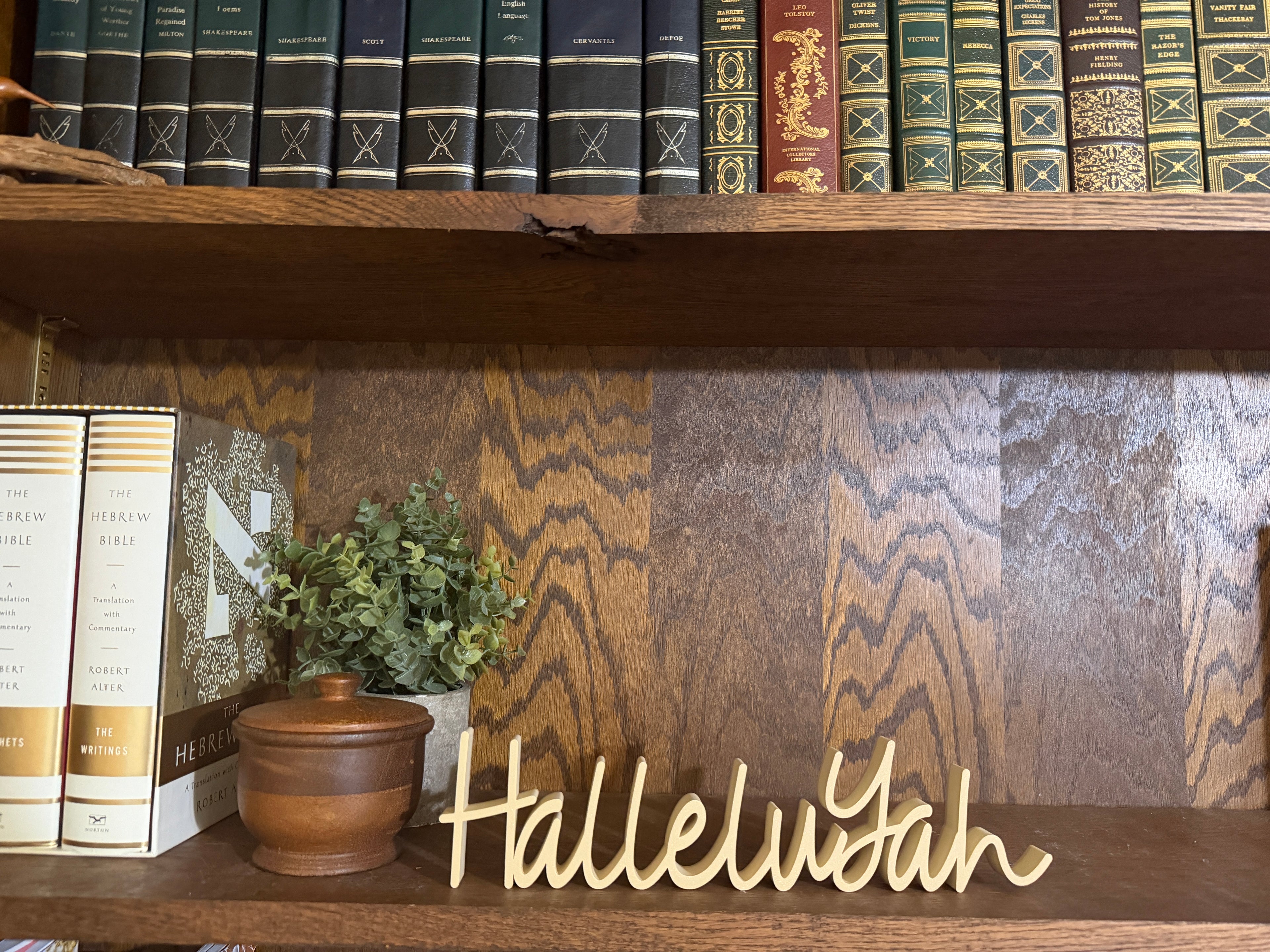 HalleluYah Freestanding Sign Decor