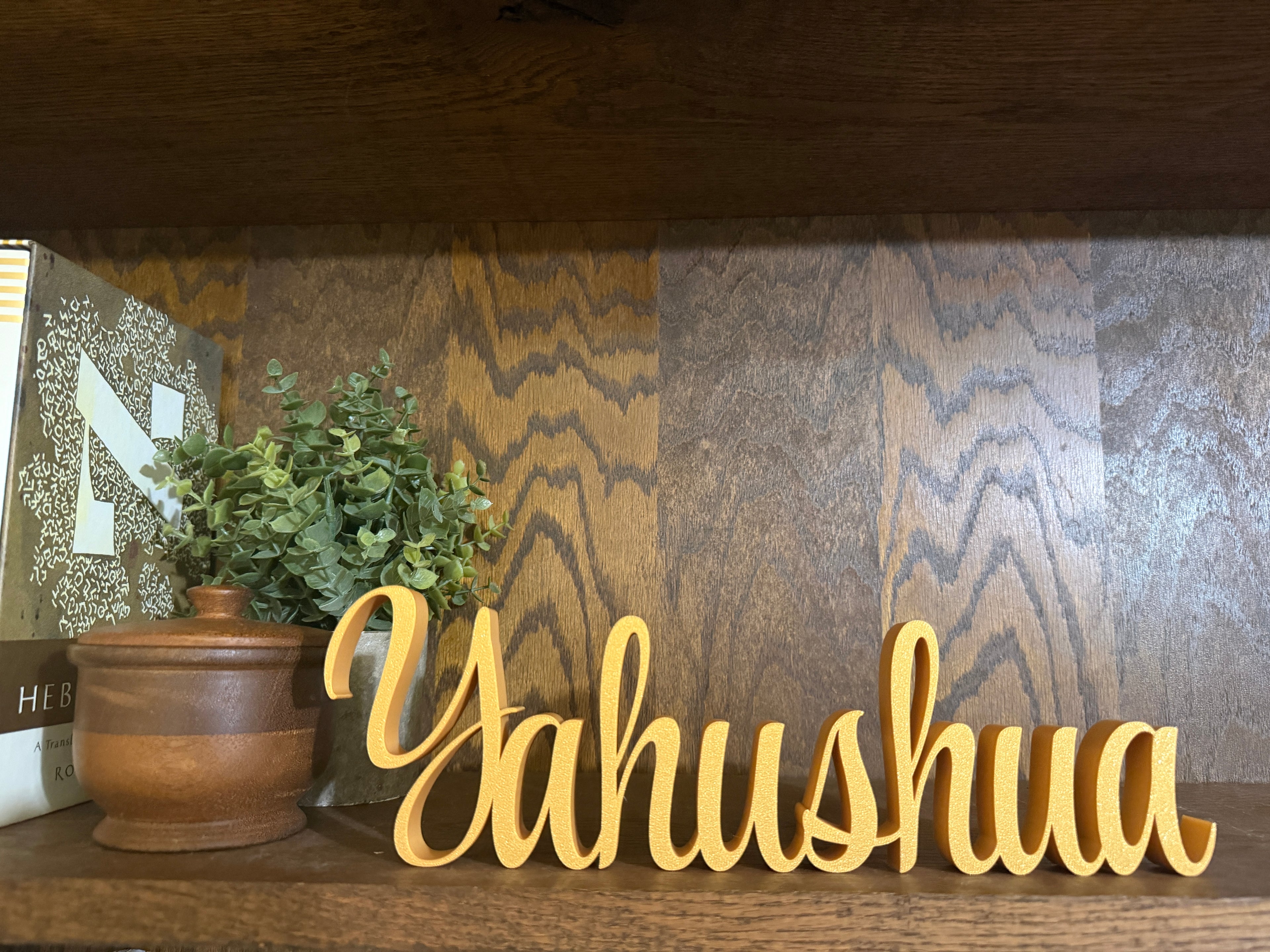 Yahushua Freestanding Sign Decor