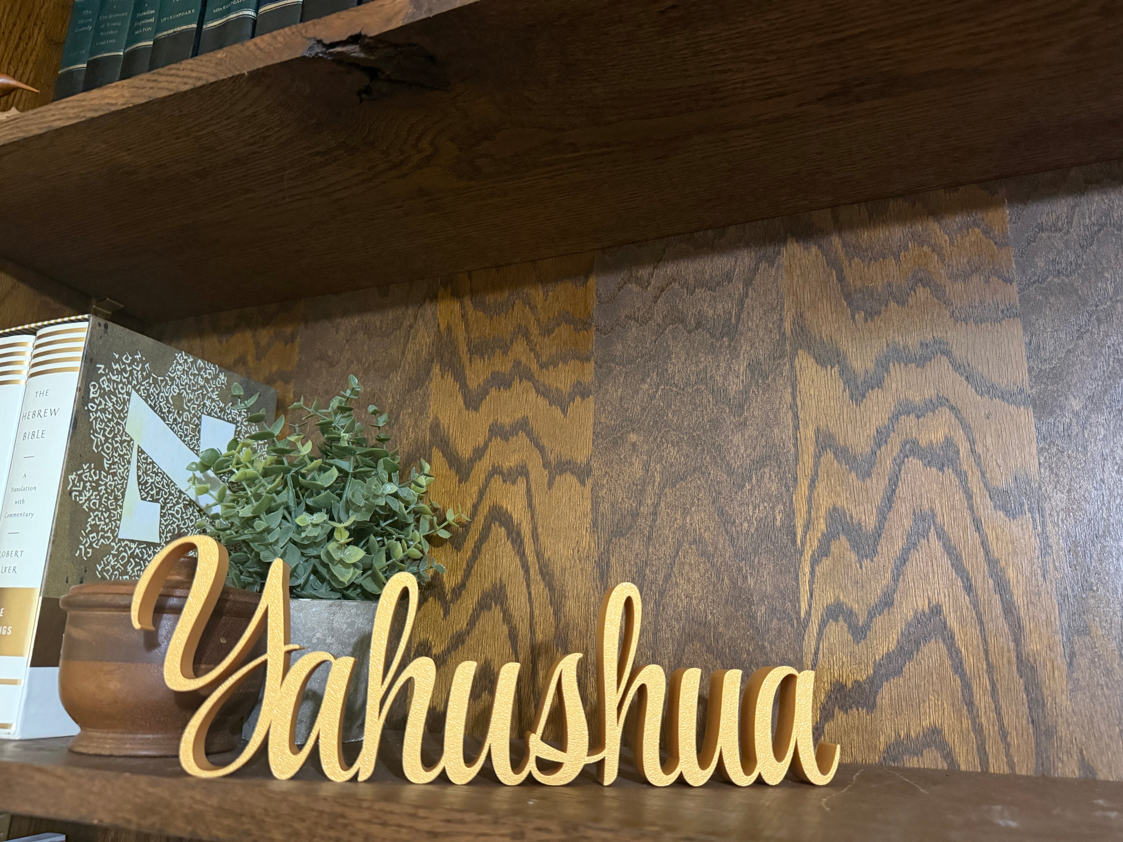 Yahushua Freestanding Sign Decor