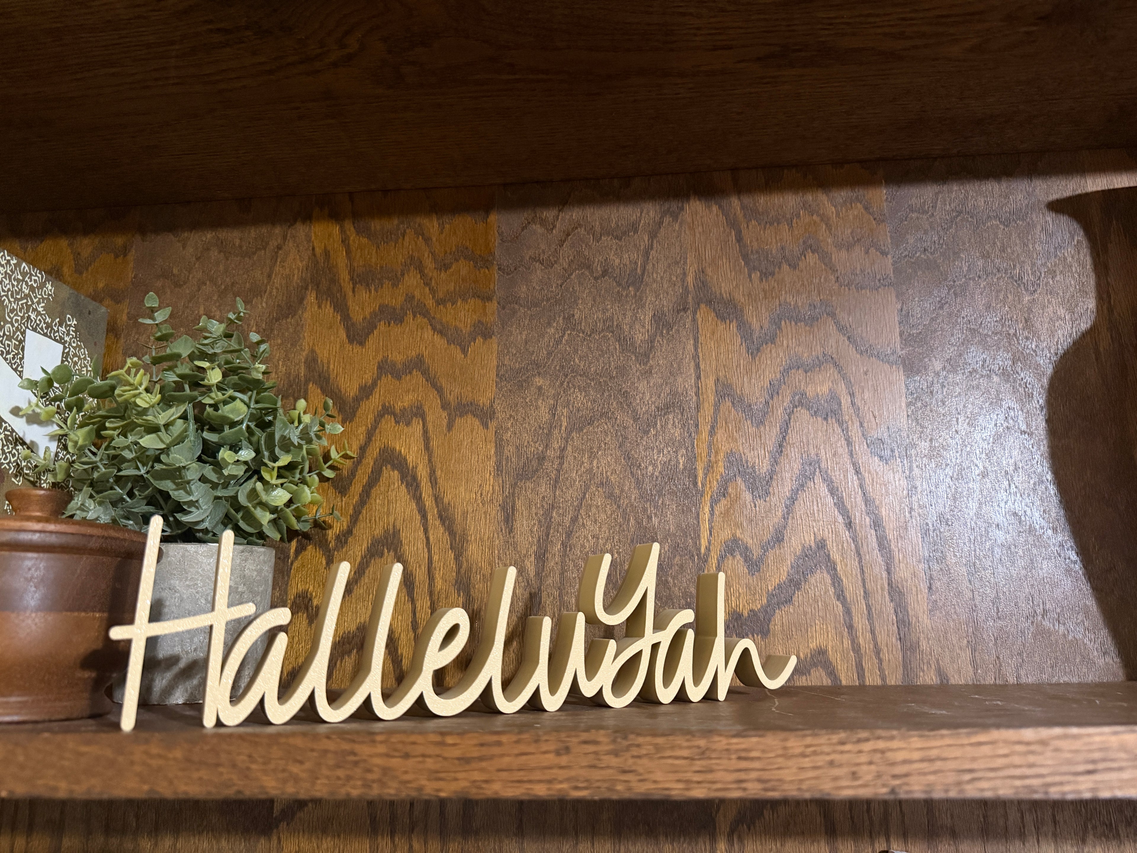 HalleluYah Freestanding Sign Decor