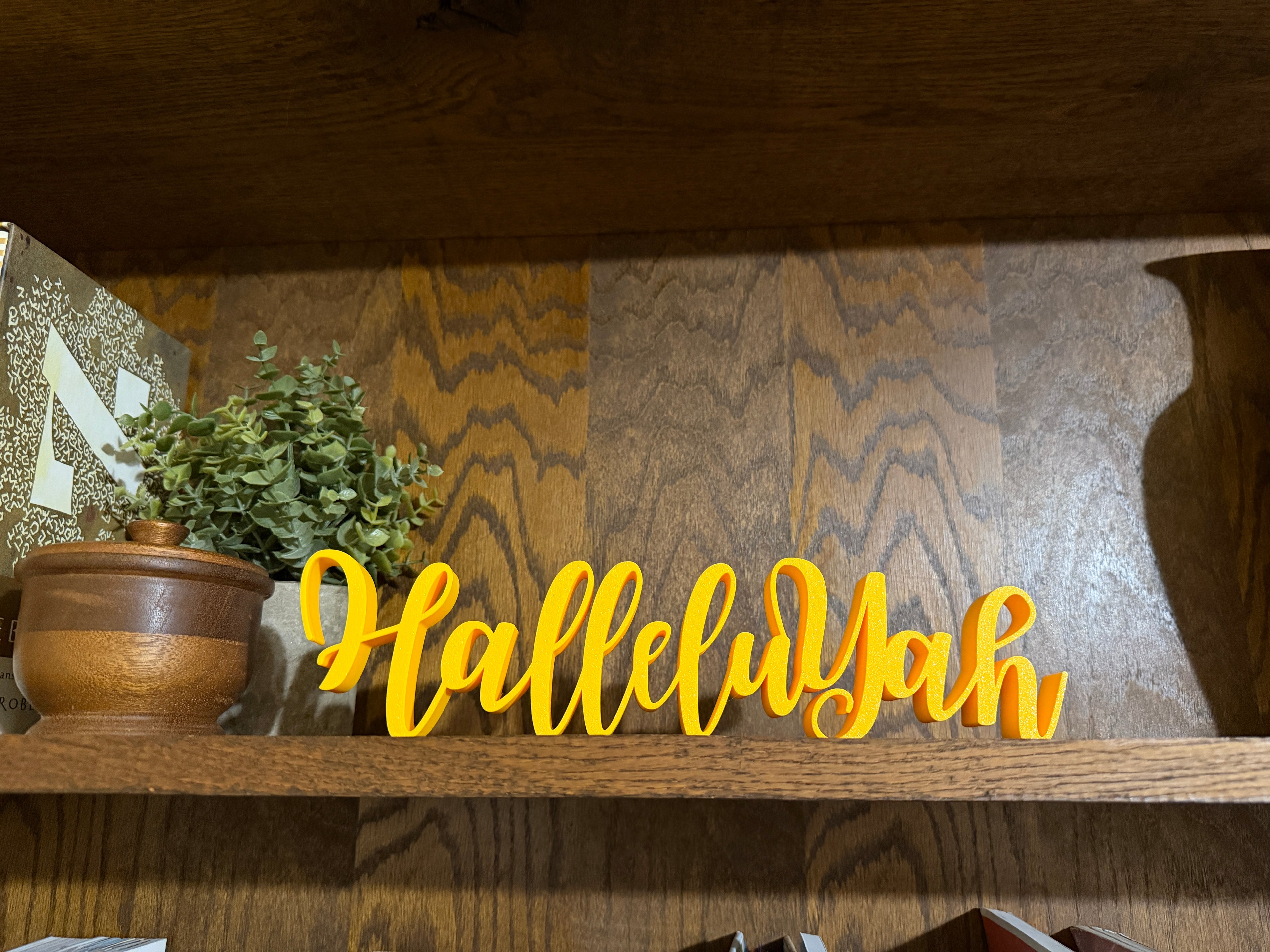 HalleluYah Freestanding Sign Decor