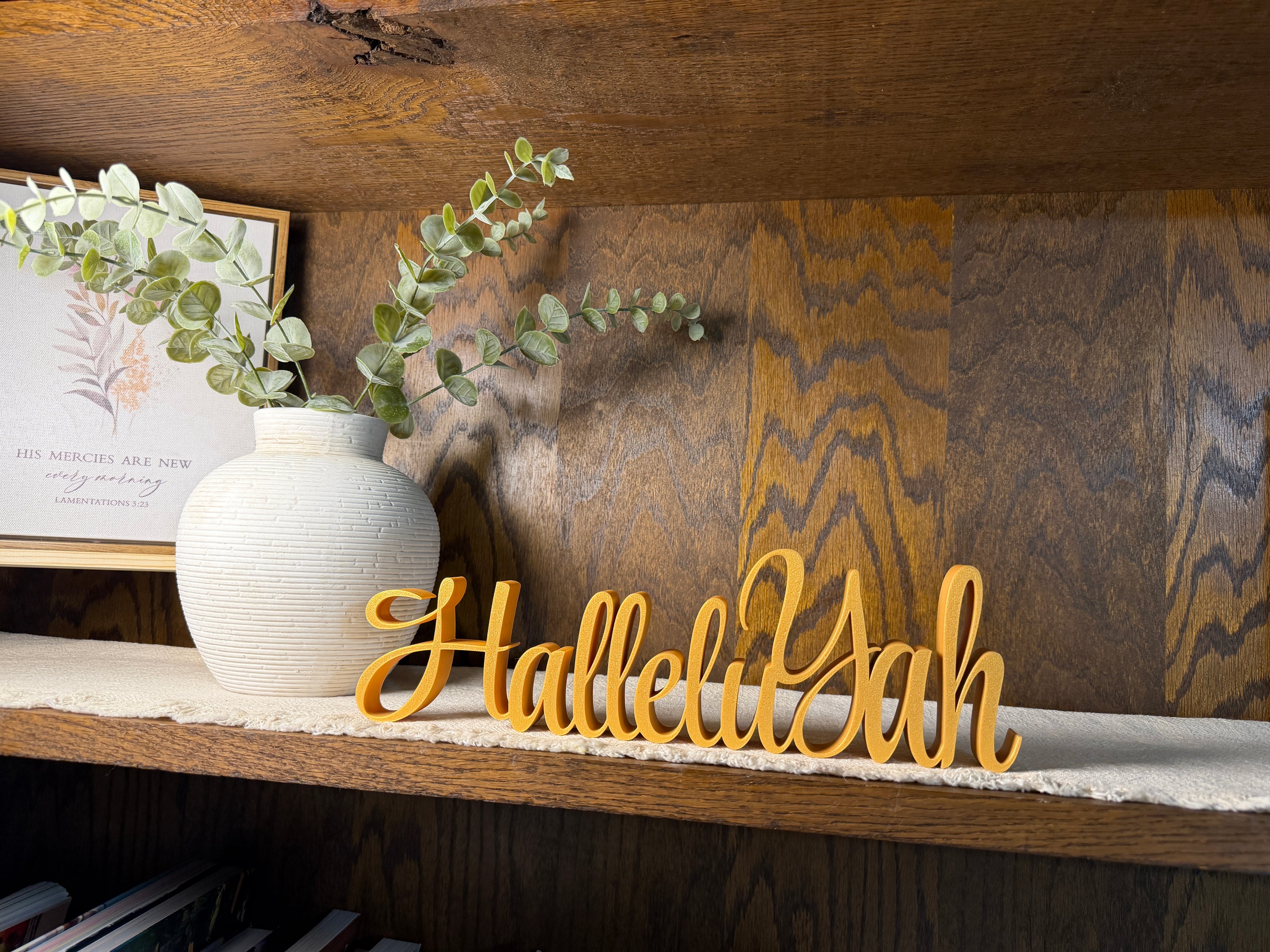 HalleluYah Freestanding Sign Decor