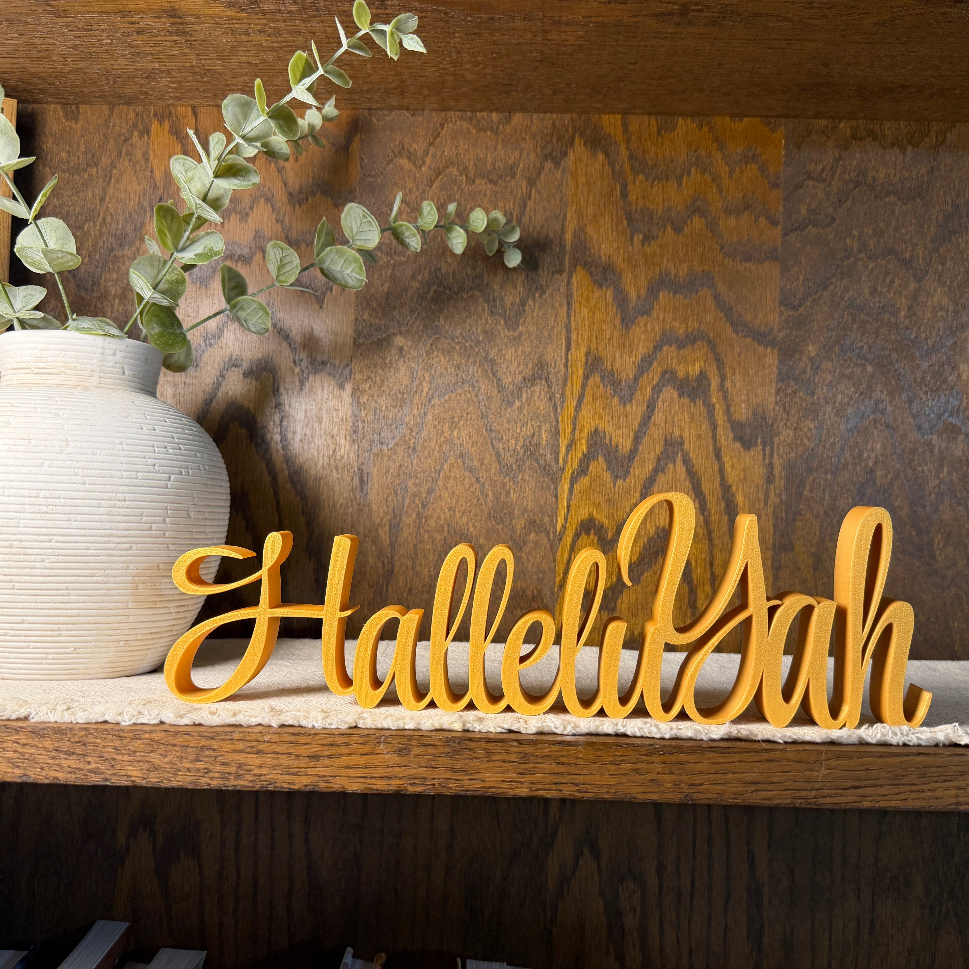 HalleluYah Freestanding Sign Decor