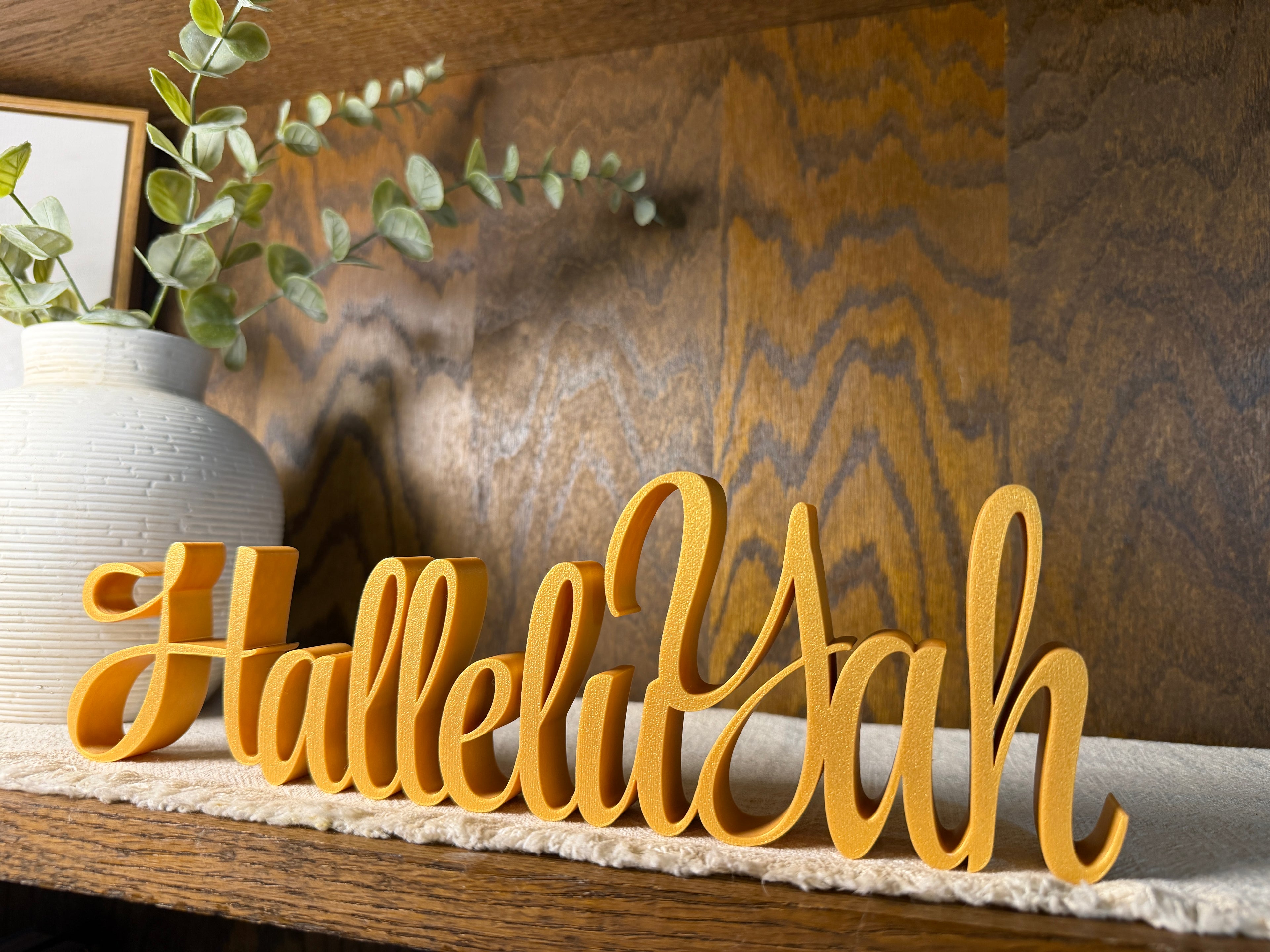 HalleluYah Freestanding Sign Decor