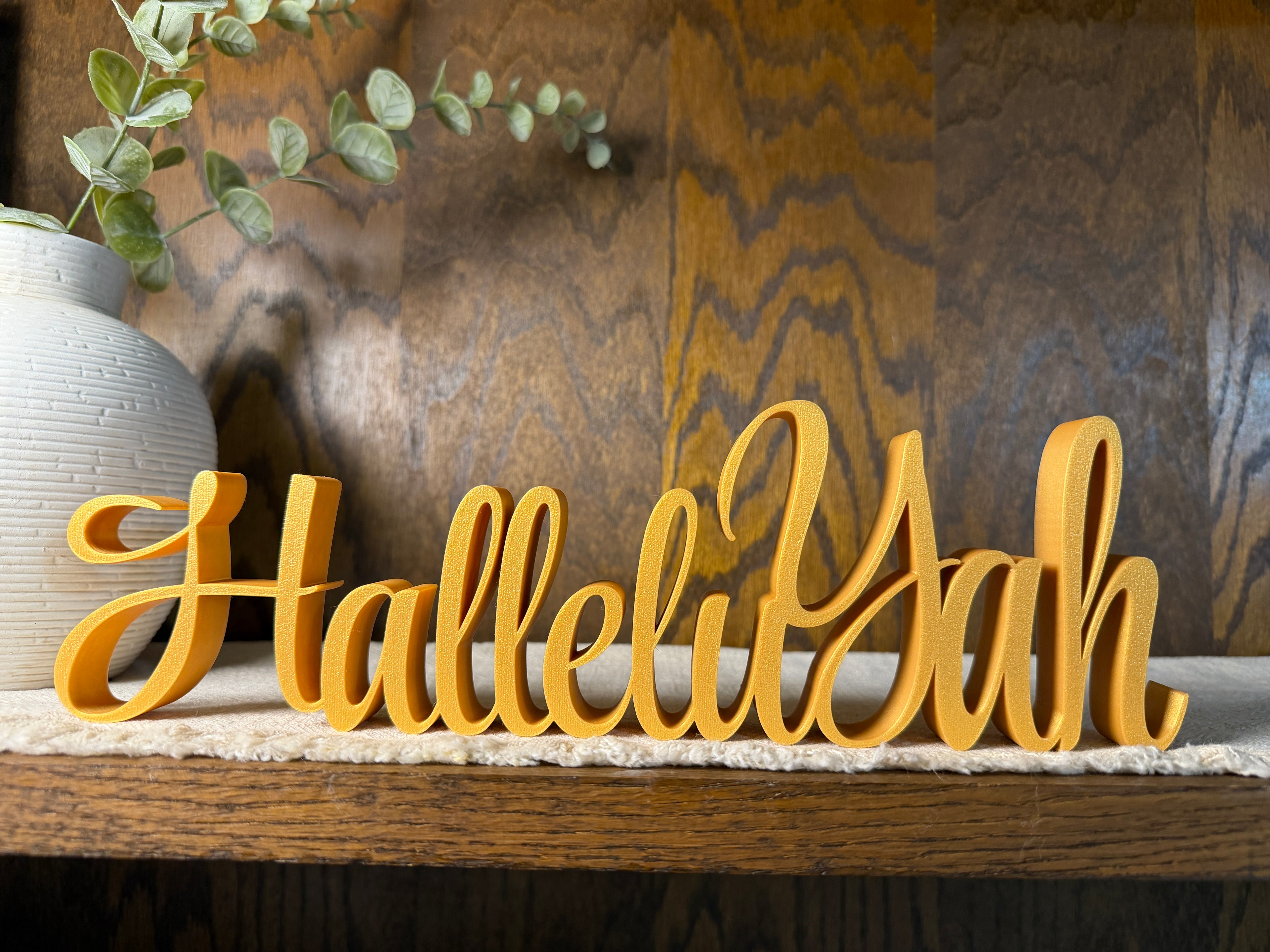HalleluYah Freestanding Sign Decor