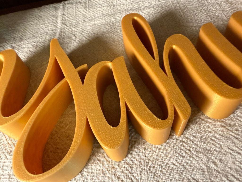 Yahuah Freestanding Sign Decor | Yahuah 3D Name Sign | Yahuah Decoration | YHWH YH WH