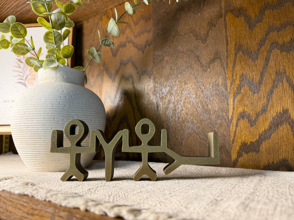 YHWH Paleo Hebrew Freestanding Sign Decor