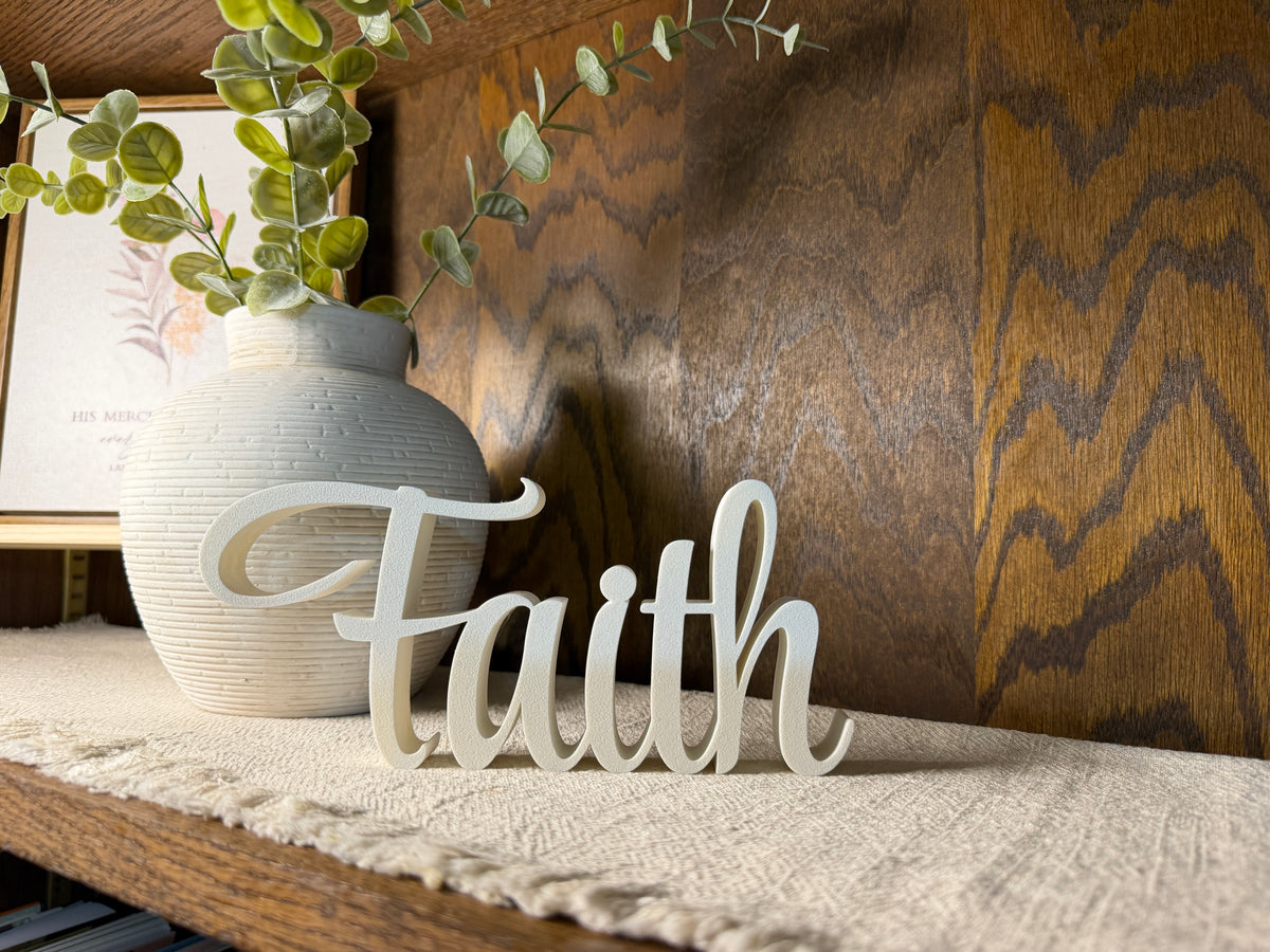 Hope Freestanding Sign Decor | Faith Hope Love Bundle